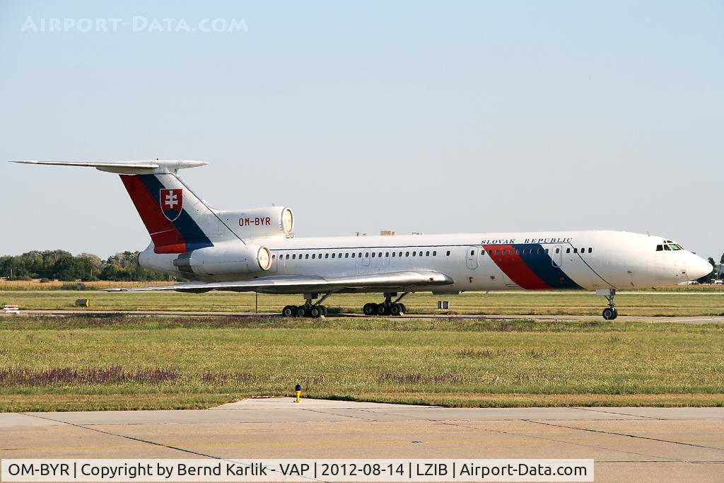 OM-BYR, 1998 Tupolev Tu-154M C/N 98A1012, Bratislava