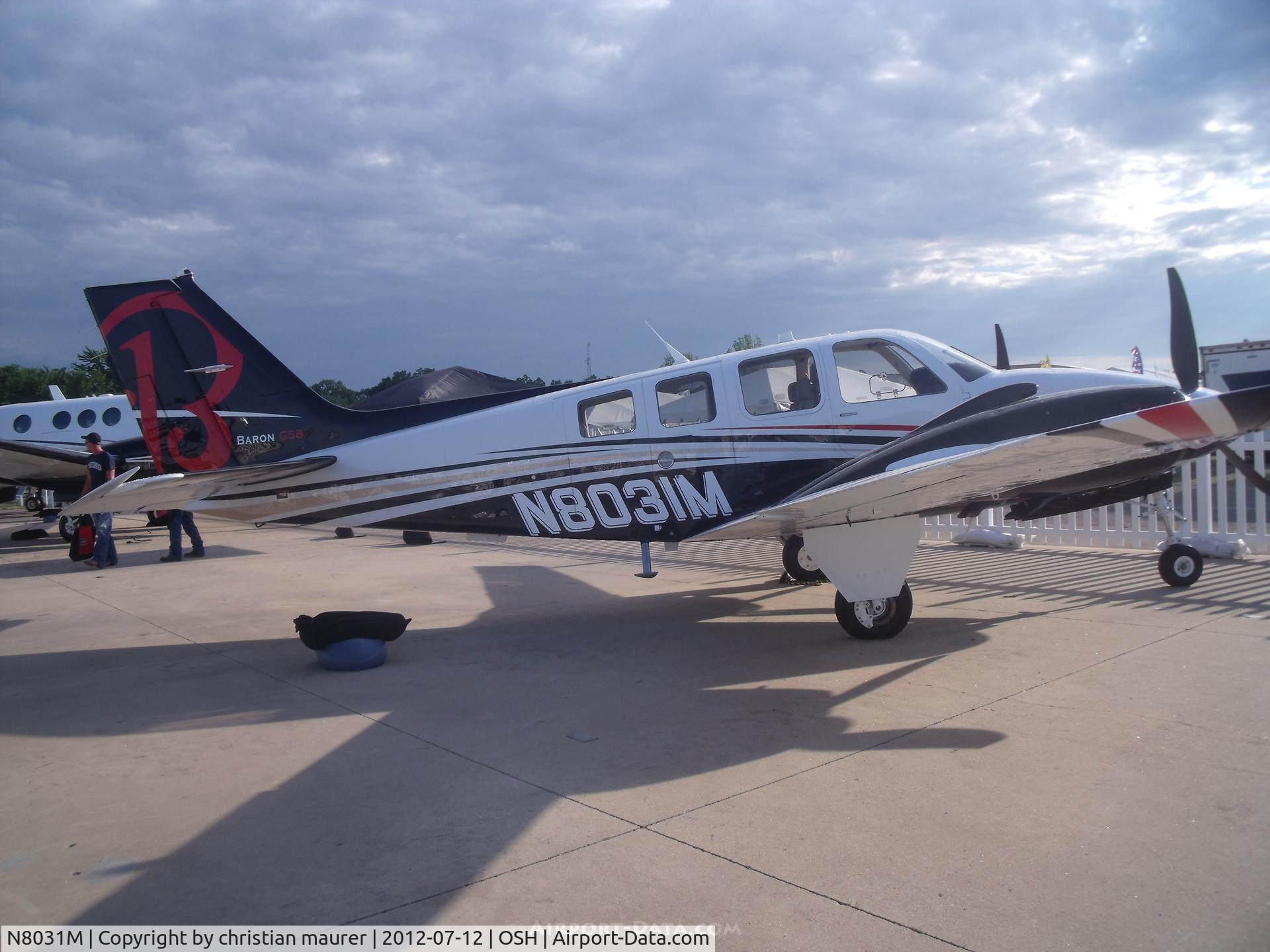 N8031M, Hawker Beechcraft Corp G58 Baron C/N TH-2331, beech baron