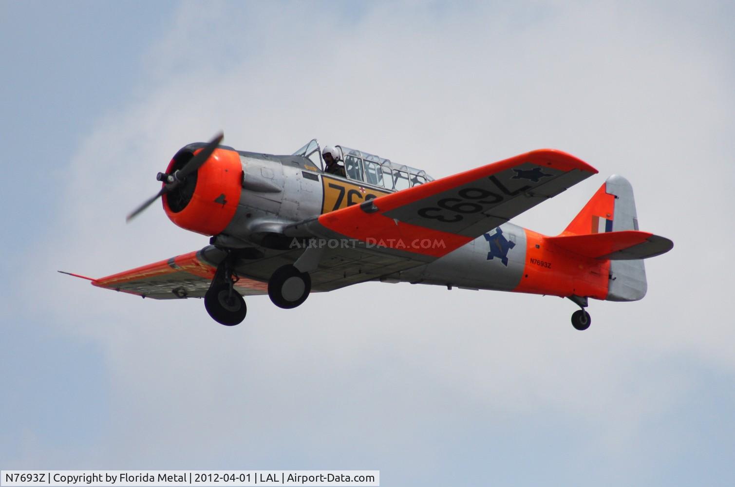 N7693Z, 1942 North American AT-6C Texan C/N 88-11637, SAAF AT-6C