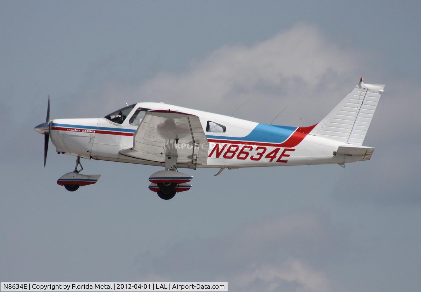 N8634E, 1976 Piper PA-28-151 Cherokee Warrior C/N 28-7615144, PA-28-151