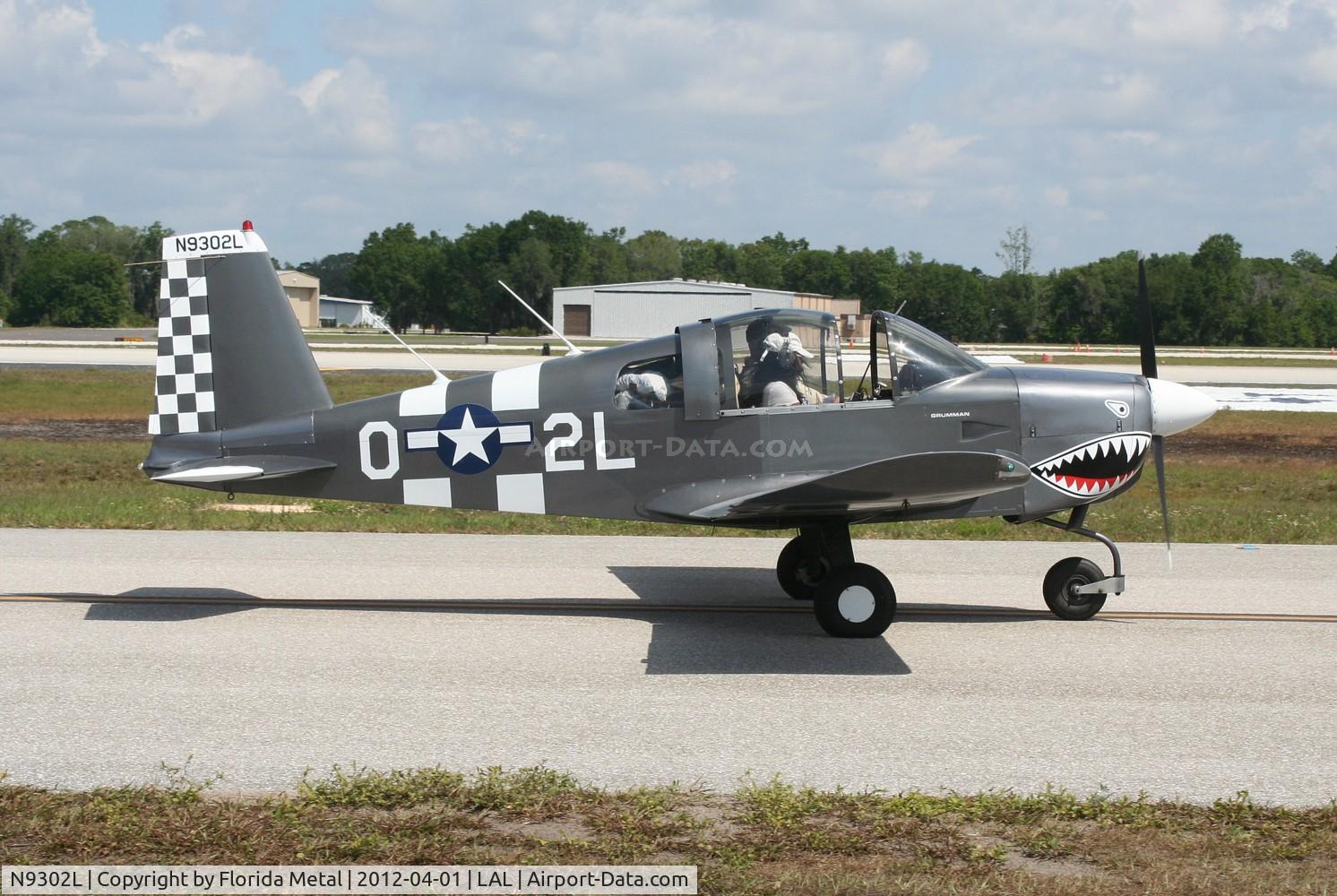N9302L, 1971 American Aviation AA-1A Trainer C/N AA1A-0002, Grumman AA-1A
