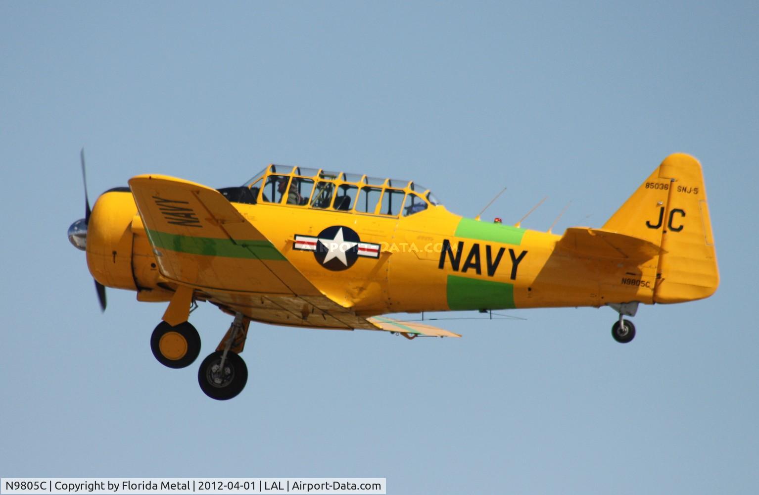 N9805C, 1945 North American SNJ-5B Texan C/N 85036, SNJ-5B