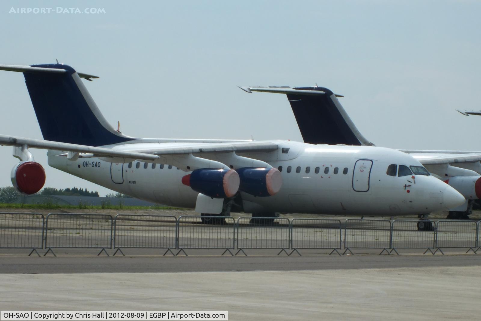 OH-SAO, 2002 BAE Systems Avro 146-RJ85 C/N E.2393, ex Blue1 RJ85 in storage at Kemble