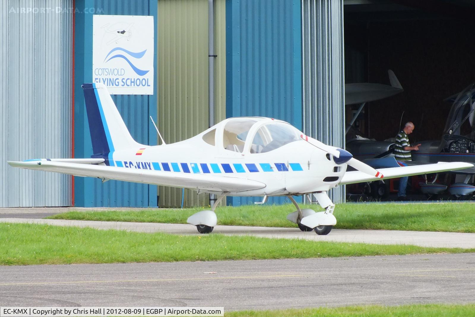 EC-KMX, 2007 Tecnam P2002-JF Sierra C/N 077, being used by one of the Kemble flying schools