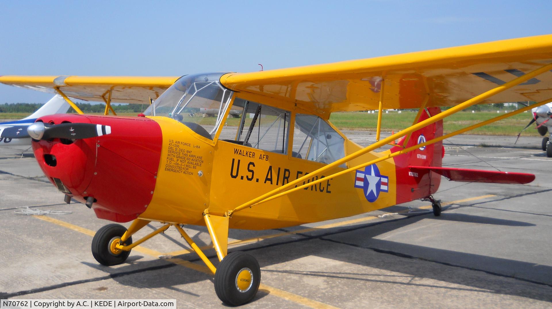 N70762, Aeronca 7AC Champion C/N 7AC-3896, Great little airplane!