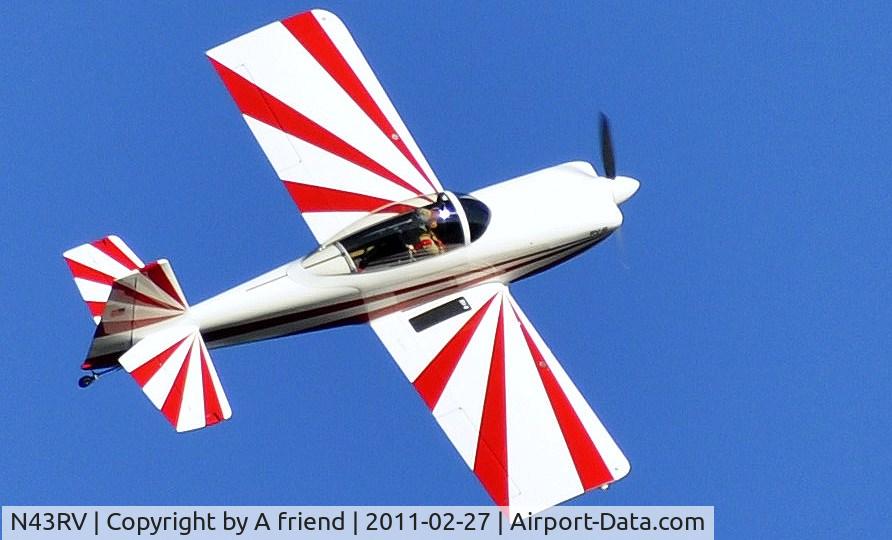 N43RV, 2000 Vans RV-8 C/N 80207, over Igo, California