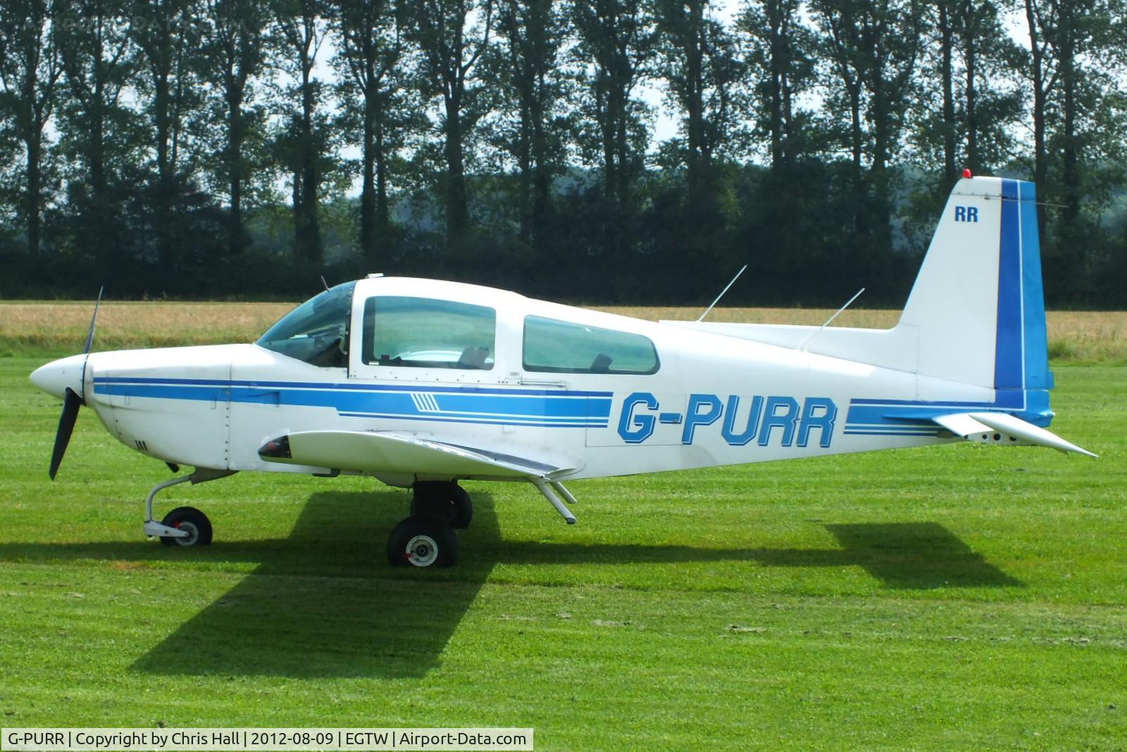 G-PURR, 1978 Grumman American AA-5A Cheetah C/N AA5A-0794, at Oaksey Park