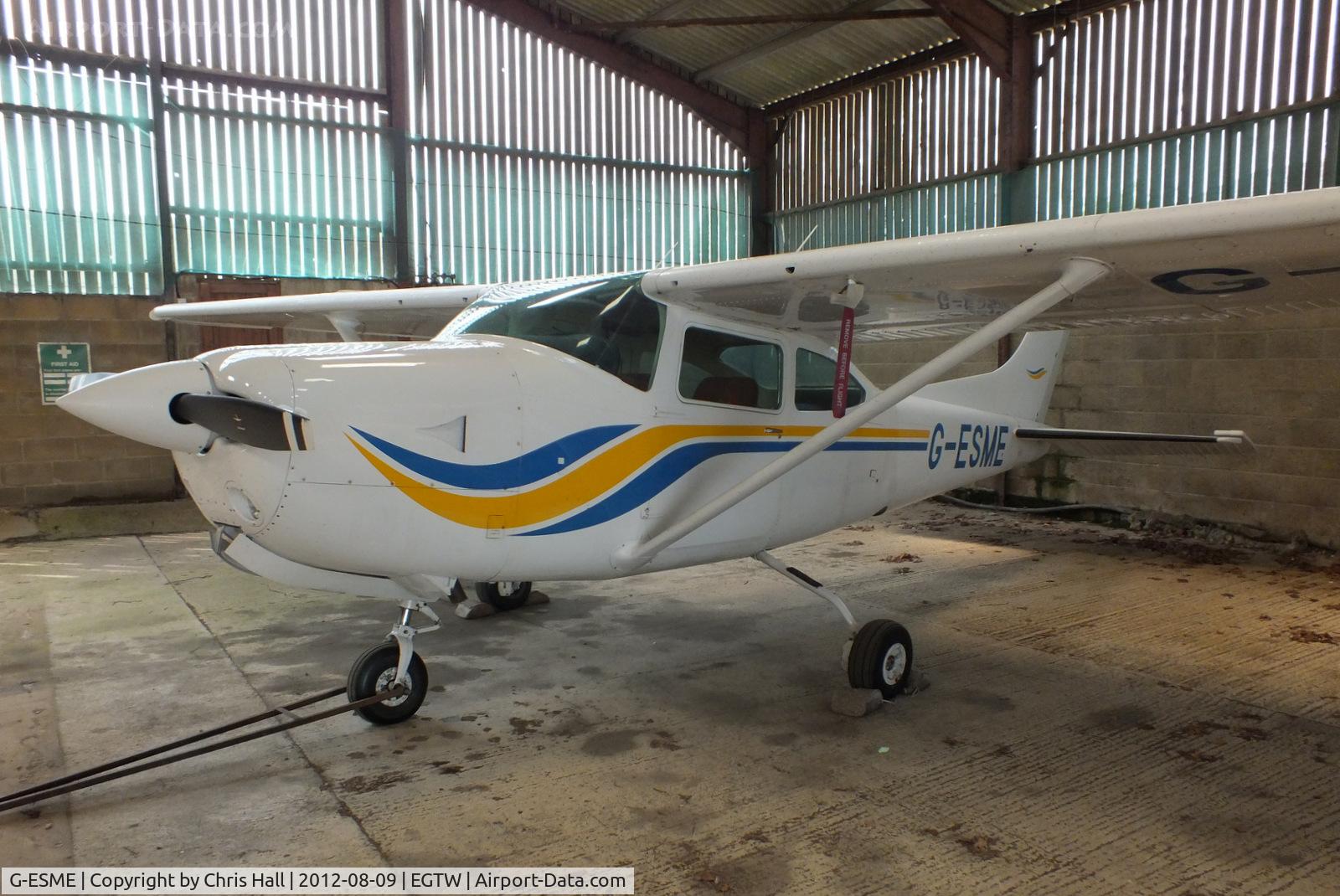 G-ESME, 1979 Cessna R182 Skylane RG C/N R182-01026, at Oaksey Park