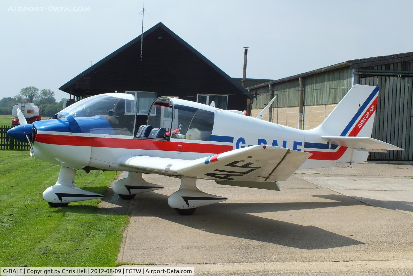 G-BALF, 1972 Robin DR-400-140 Earl Major C/N 772, at Oaksey Park