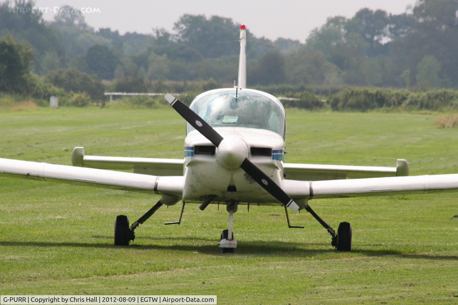 G-PURR, 1978 Grumman American AA-5A Cheetah C/N AA5A-0794, at Oaksey Park