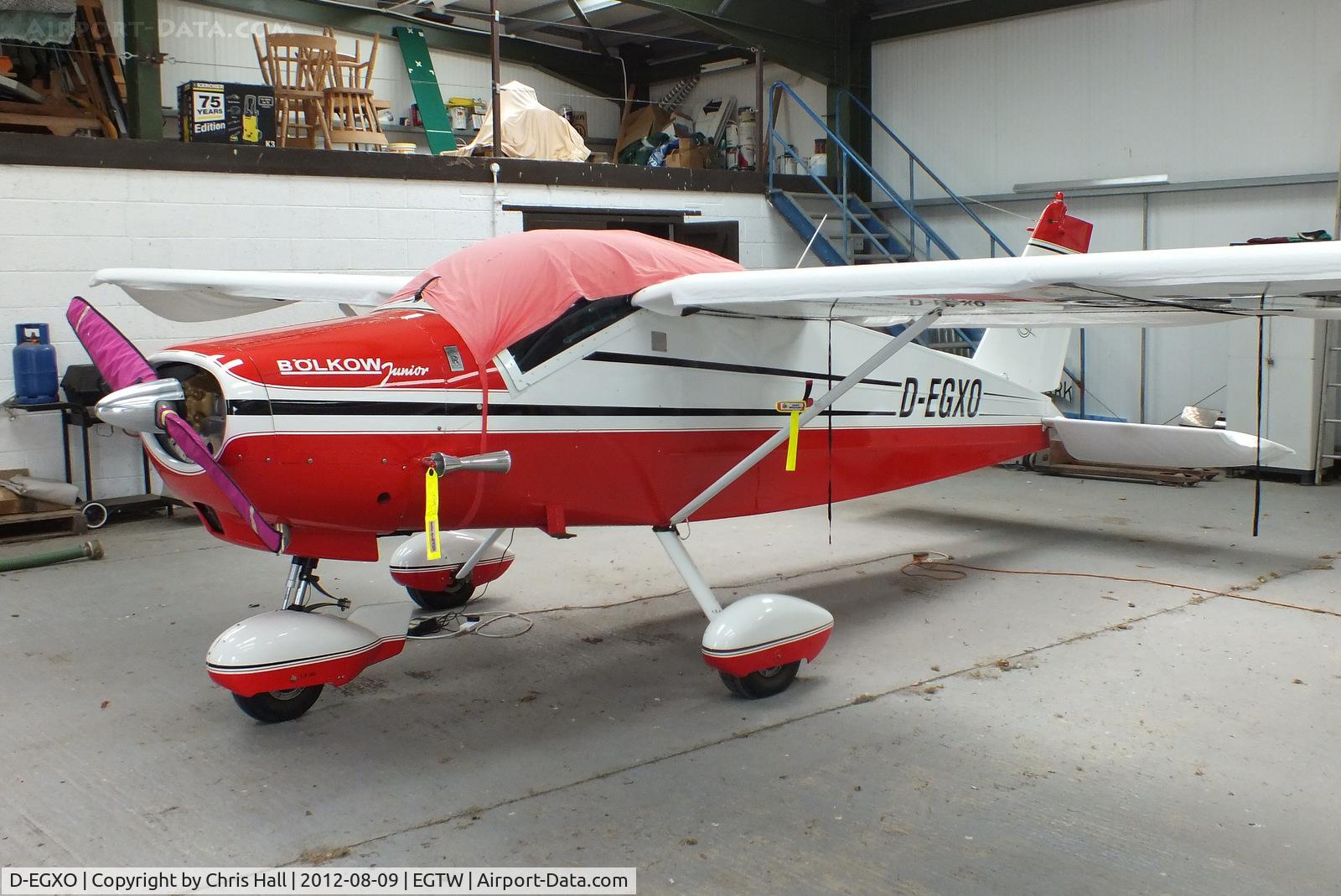 D-EGXO, 1967 Bolkow Bo-208C Junior C/N 669, at Oaksey Park