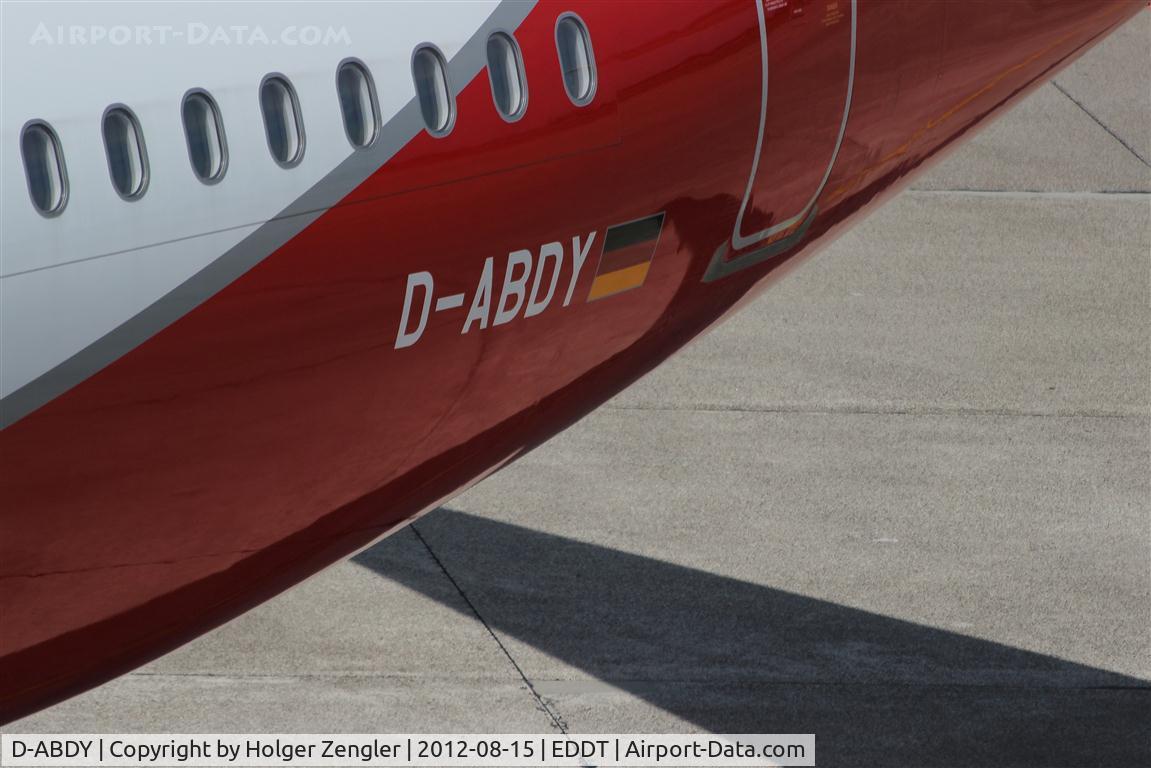 D-ABDY, 2009 Airbus A320-214 C/N 4013, Detail of an Air Berliner.......