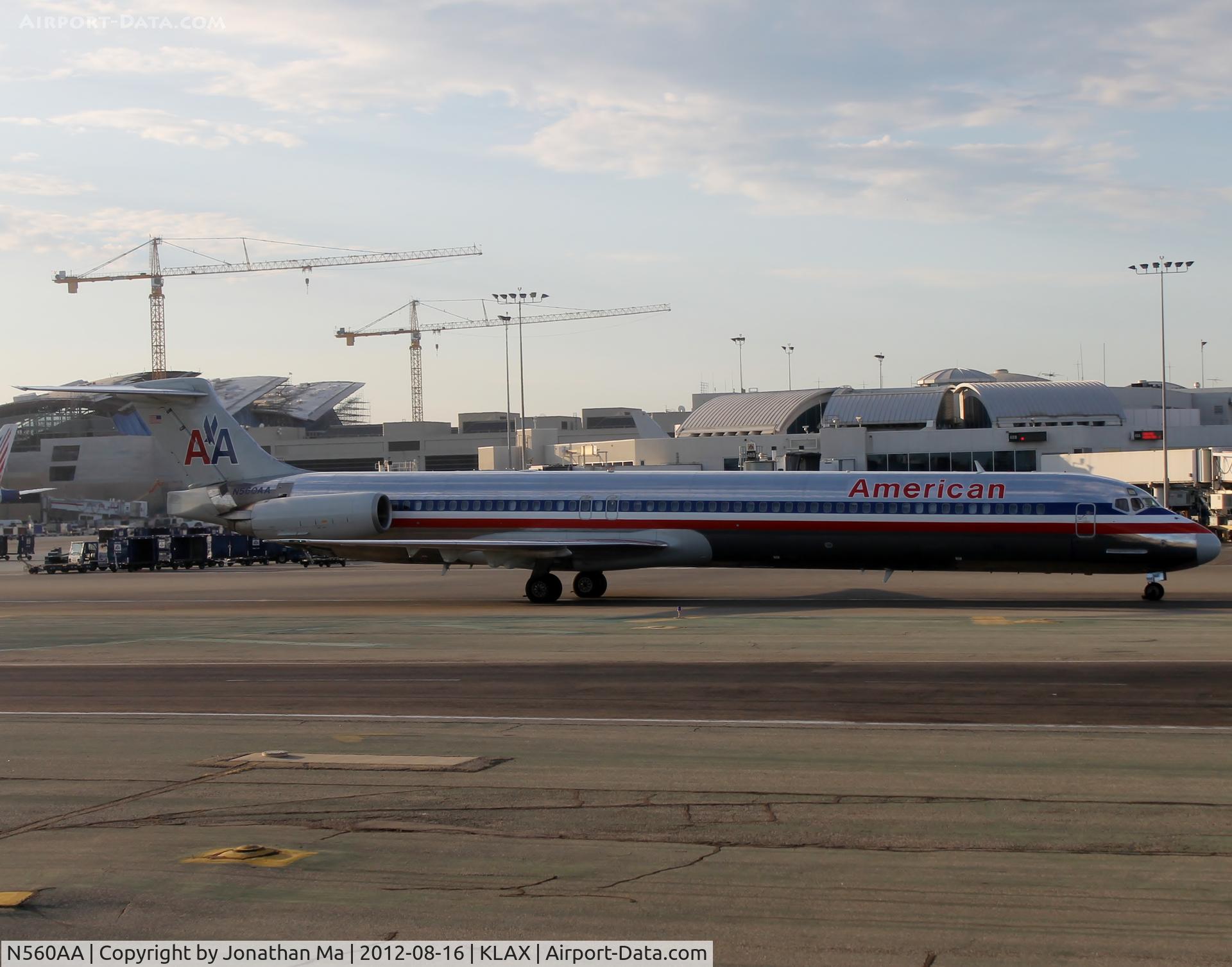 N560AA, 1991 McDonnell Douglas MD-82 (DC-9-82) C/N 53090, Taken from N865NN