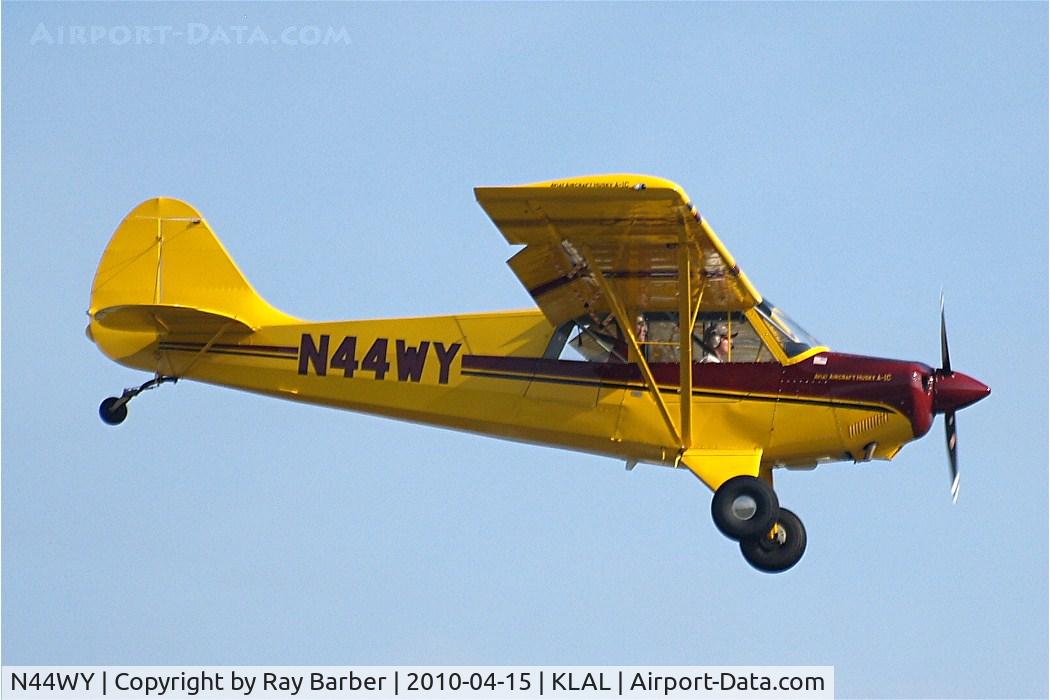 N44WY, 2008 Aviat A-1C-180 Husky C/N 3009, Aviat A-1C Husky [3009] Lakeland-Linder~N 15/04/2010. About to land.