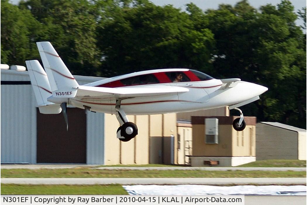 N301EF, 2002 Velocity Velocity XL RG C/N 3RX105, Velocity XLRG-5 [3RX-105] Lakeland-Linder~N 15/04/2010. About to land.