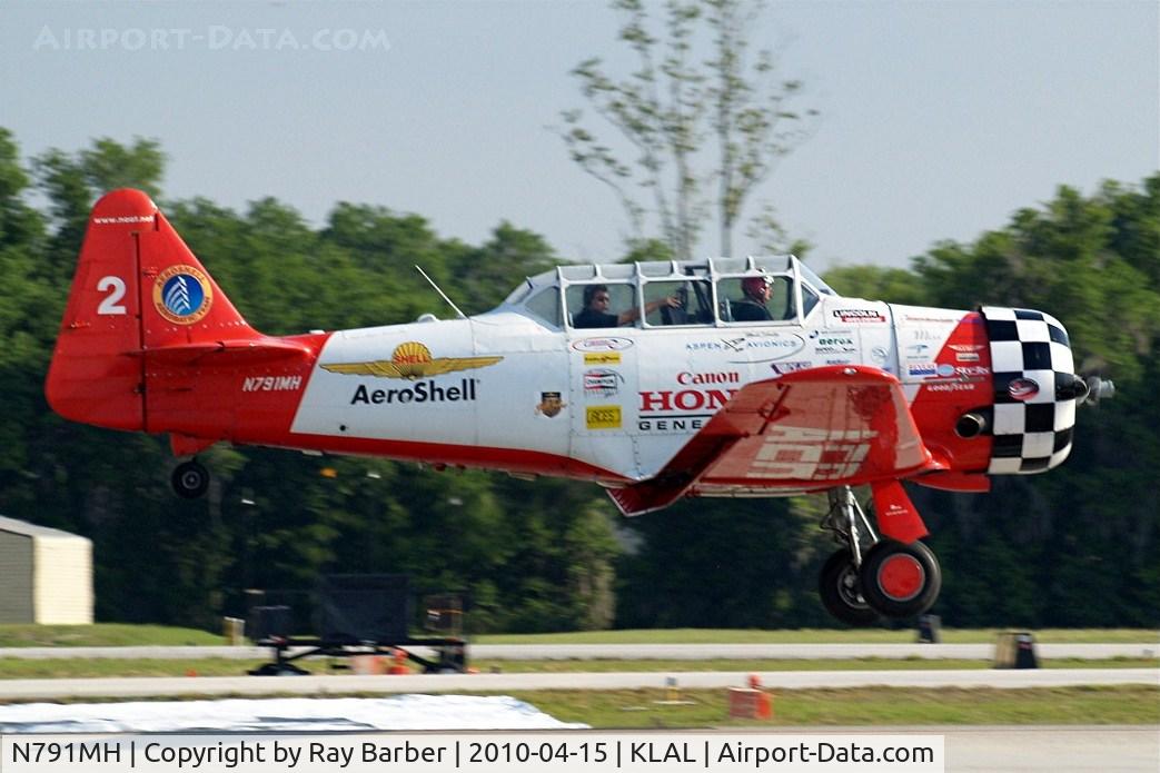 N791MH, 1951 North American T-6G Texan C/N 182-478, About to land. 