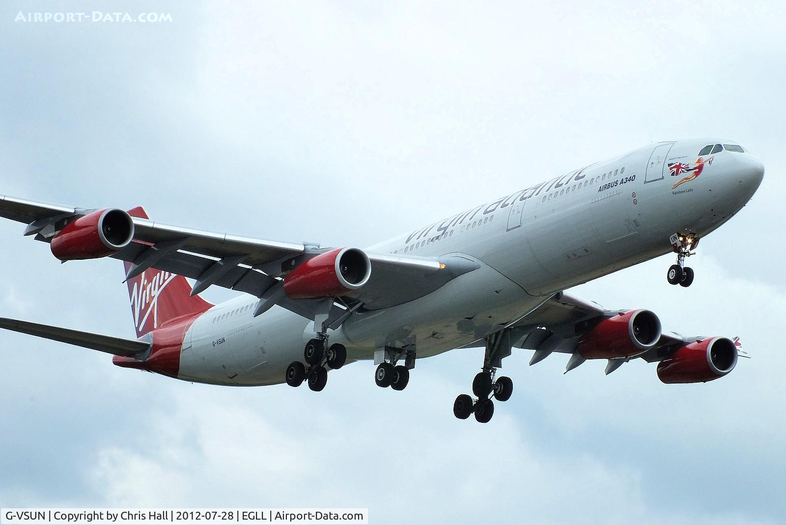 G-VSUN, 1996 Airbus A340-313 C/N 114, Virgin Atlantic Airways