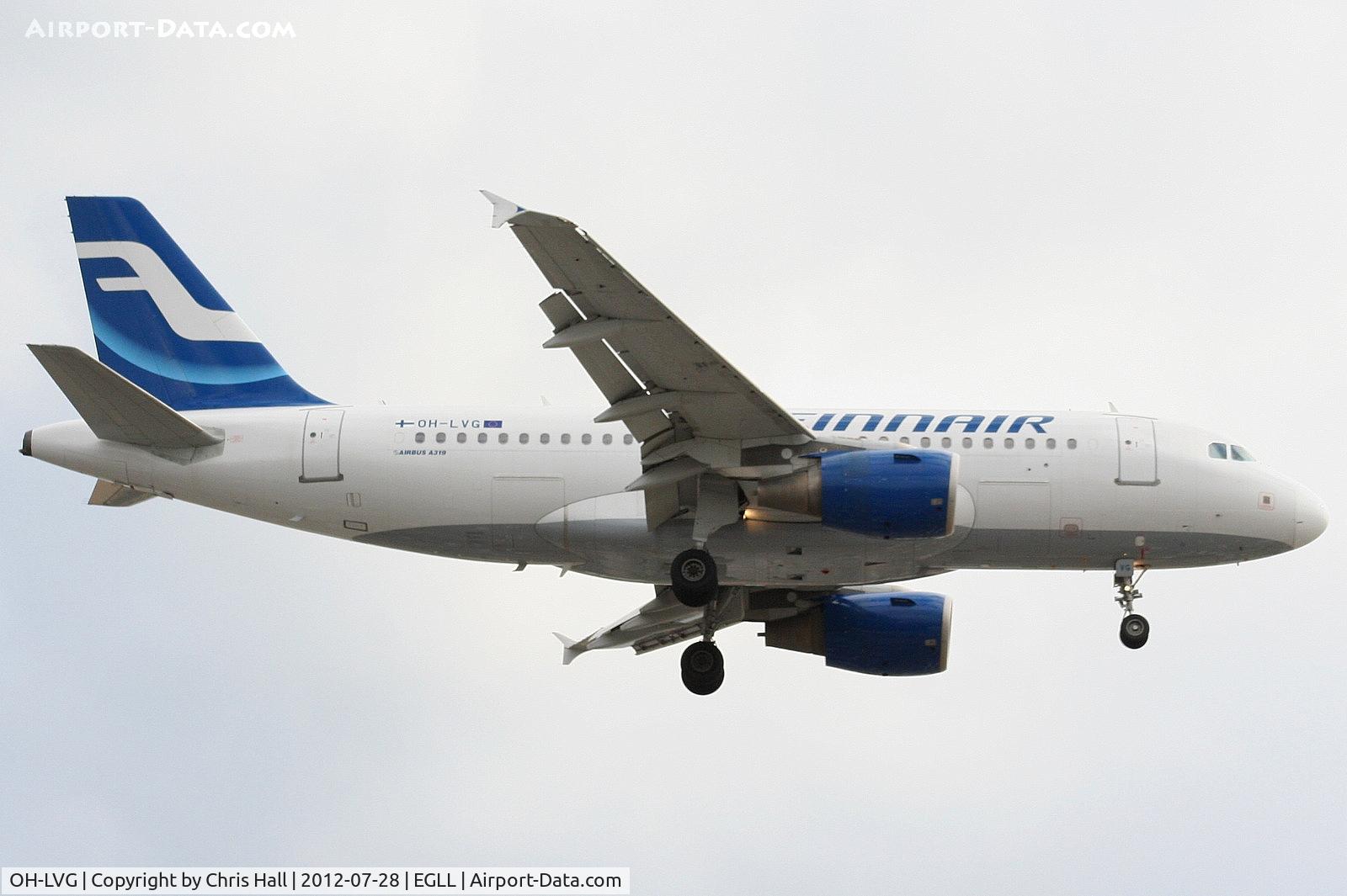 OH-LVG, 2003 Airbus A319-112 C/N 1916, Finnair