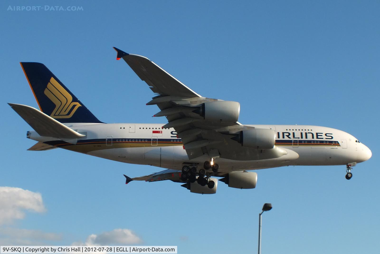 9V-SKQ, 2011 Airbus A380-841 C/N 079, Singapore Airlines