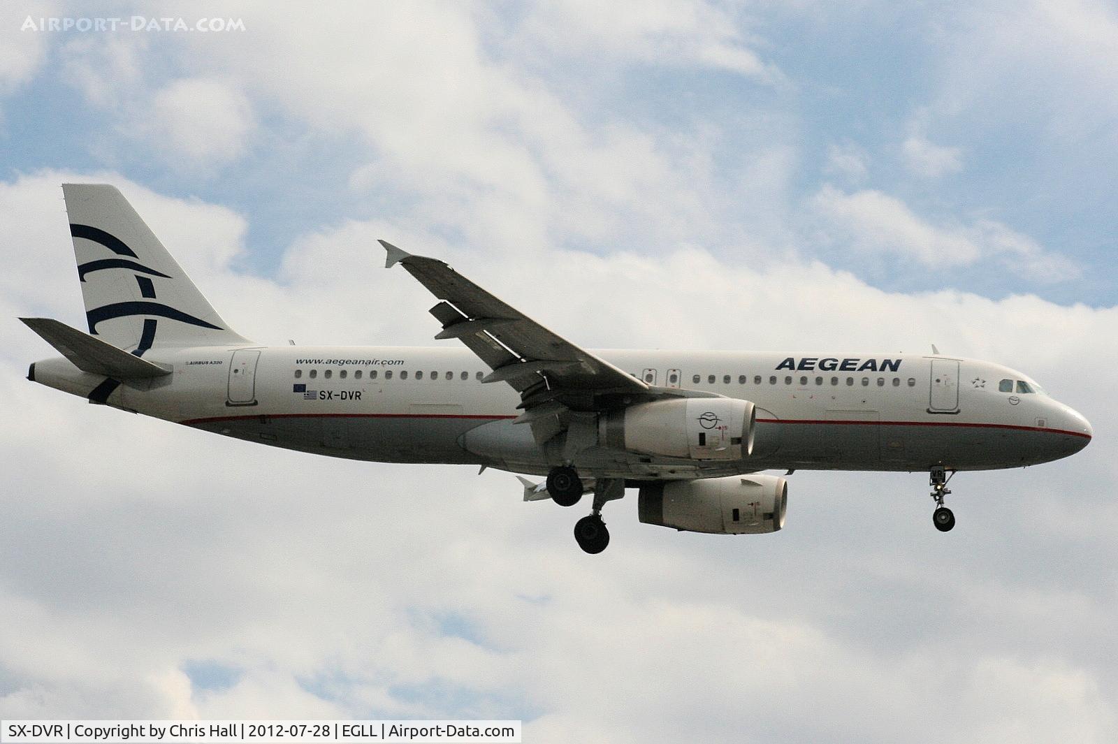 SX-DVR, 2008 Airbus A320-232 C/N 3714, Aegean Airlines