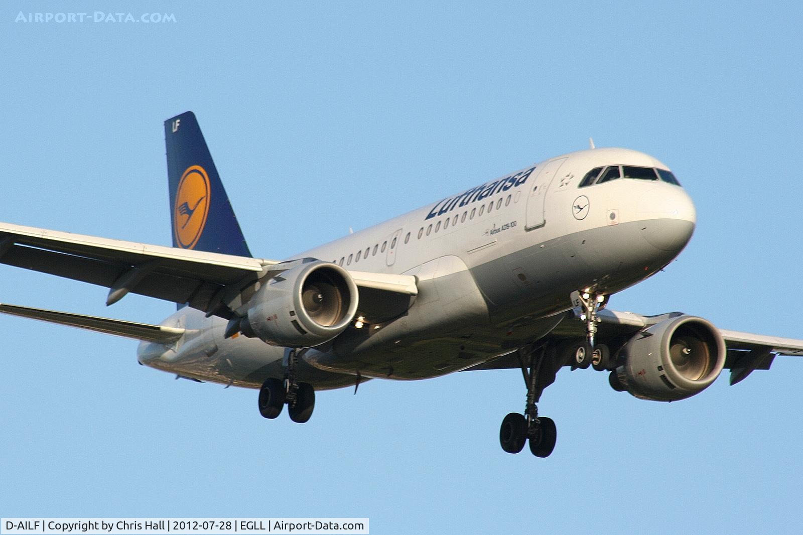 D-AILF, 1996 Airbus A319-114 C/N 636, Lufthansa