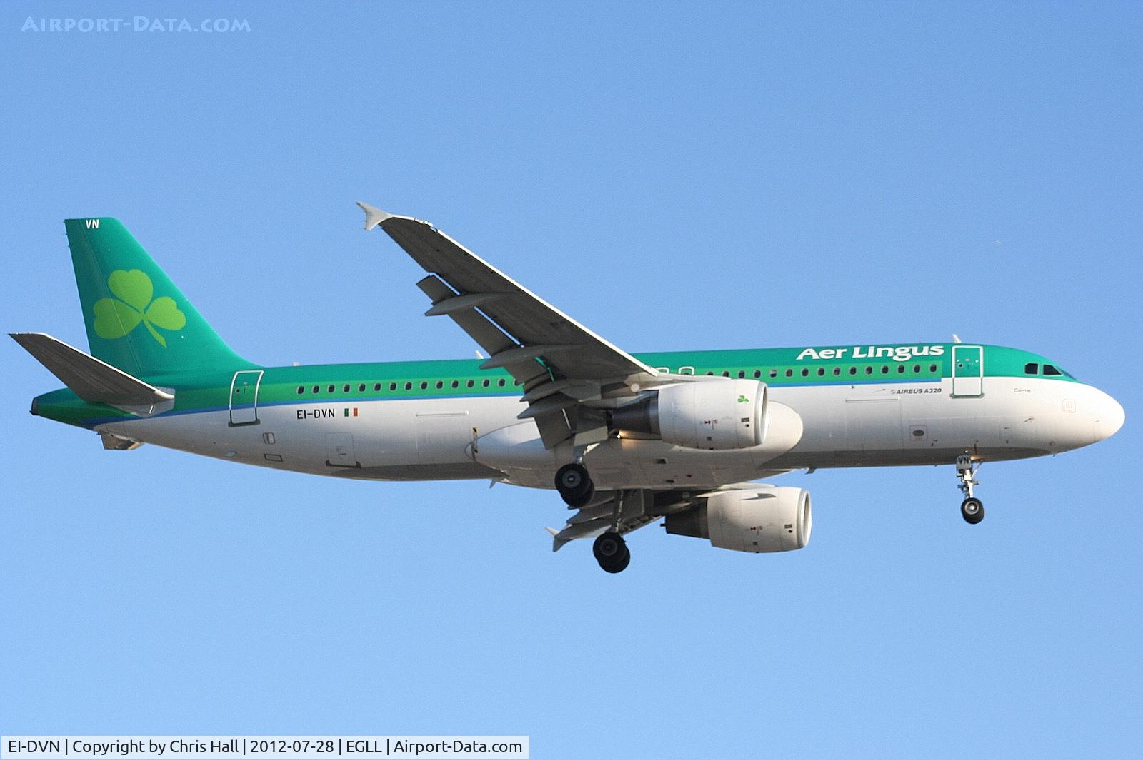 EI-DVN, 2011 Airbus A320-214 C/N 4715, Aer Lingus