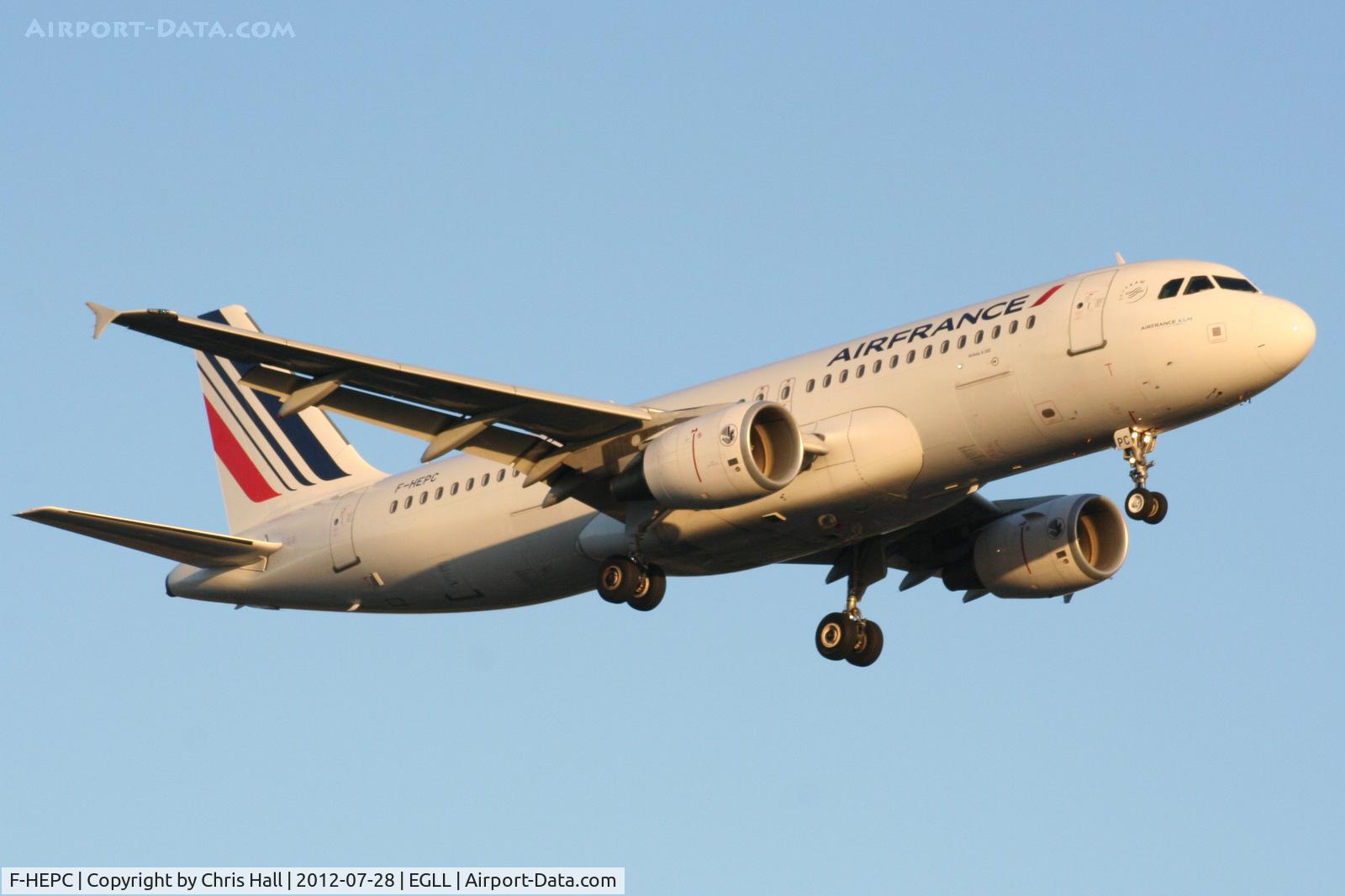 F-HEPC, 2010 Airbus A320-214 C/N 4267, Air France