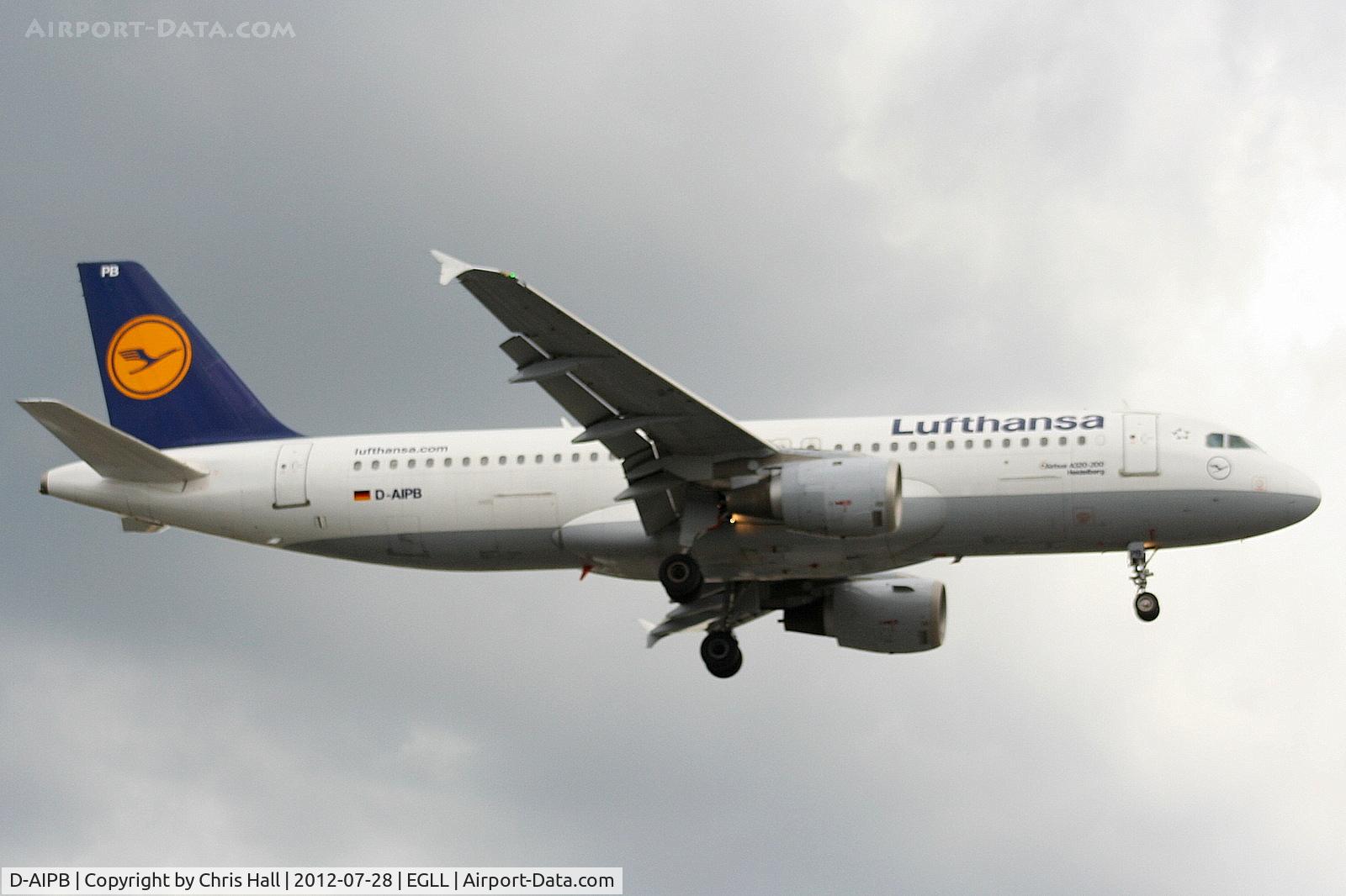 D-AIPB, 1989 Airbus A320-211 C/N 0070, Lufthansa