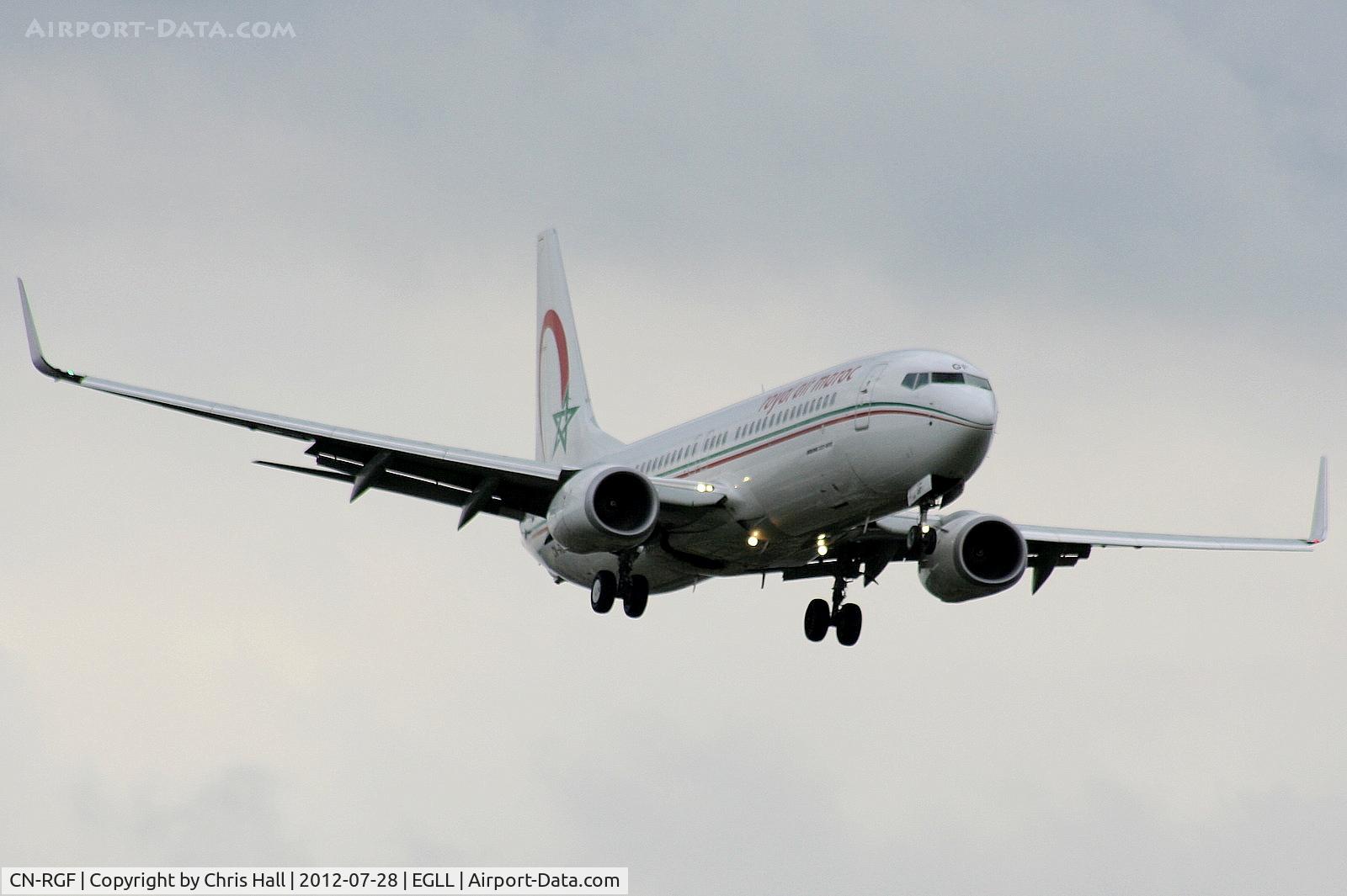 CN-RGF, 2011 Boeing 737-86N C/N 36826, Royal Air Maroc