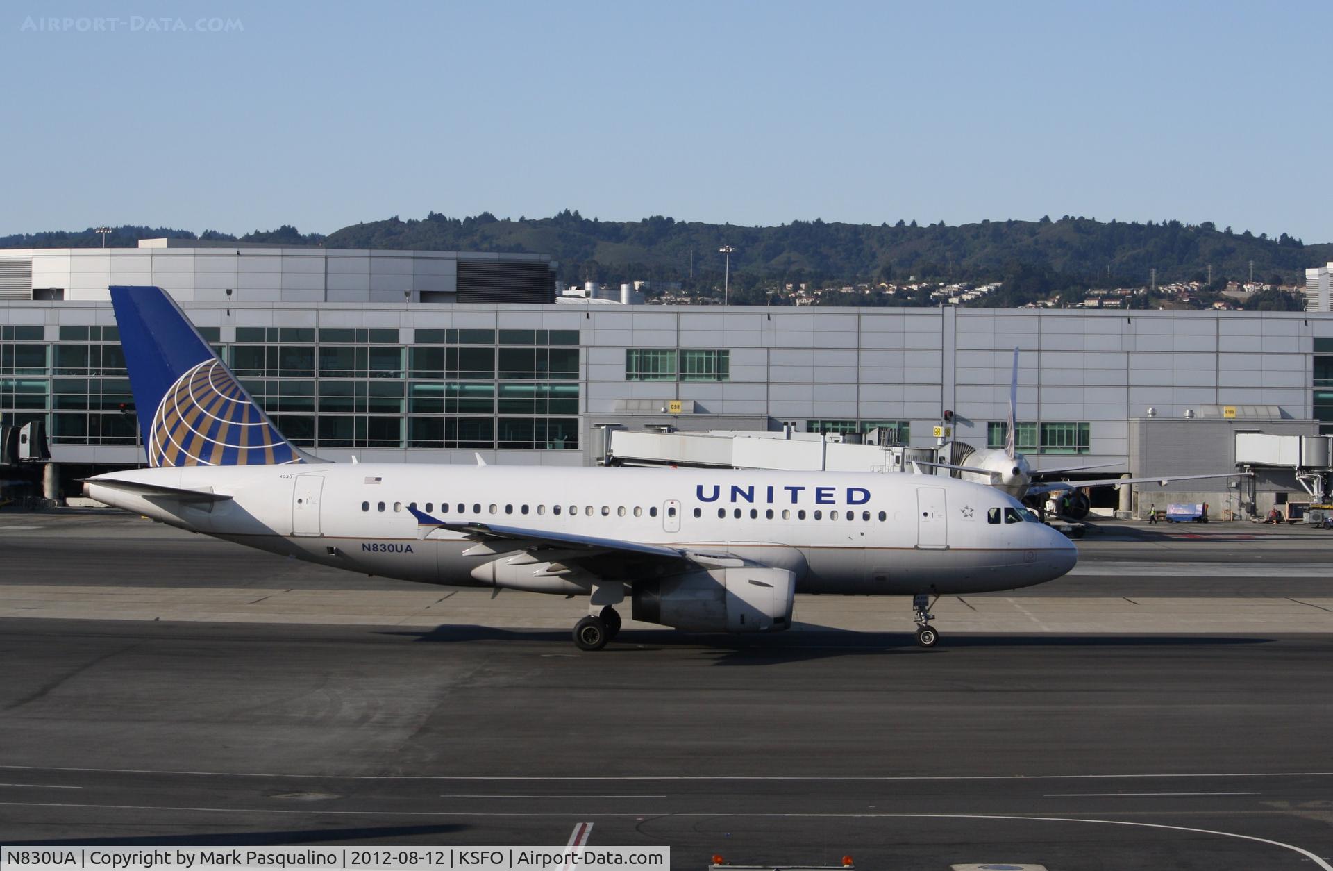 N830UA, 2000 Airbus A319-131 C/N 1243, Airbus A319