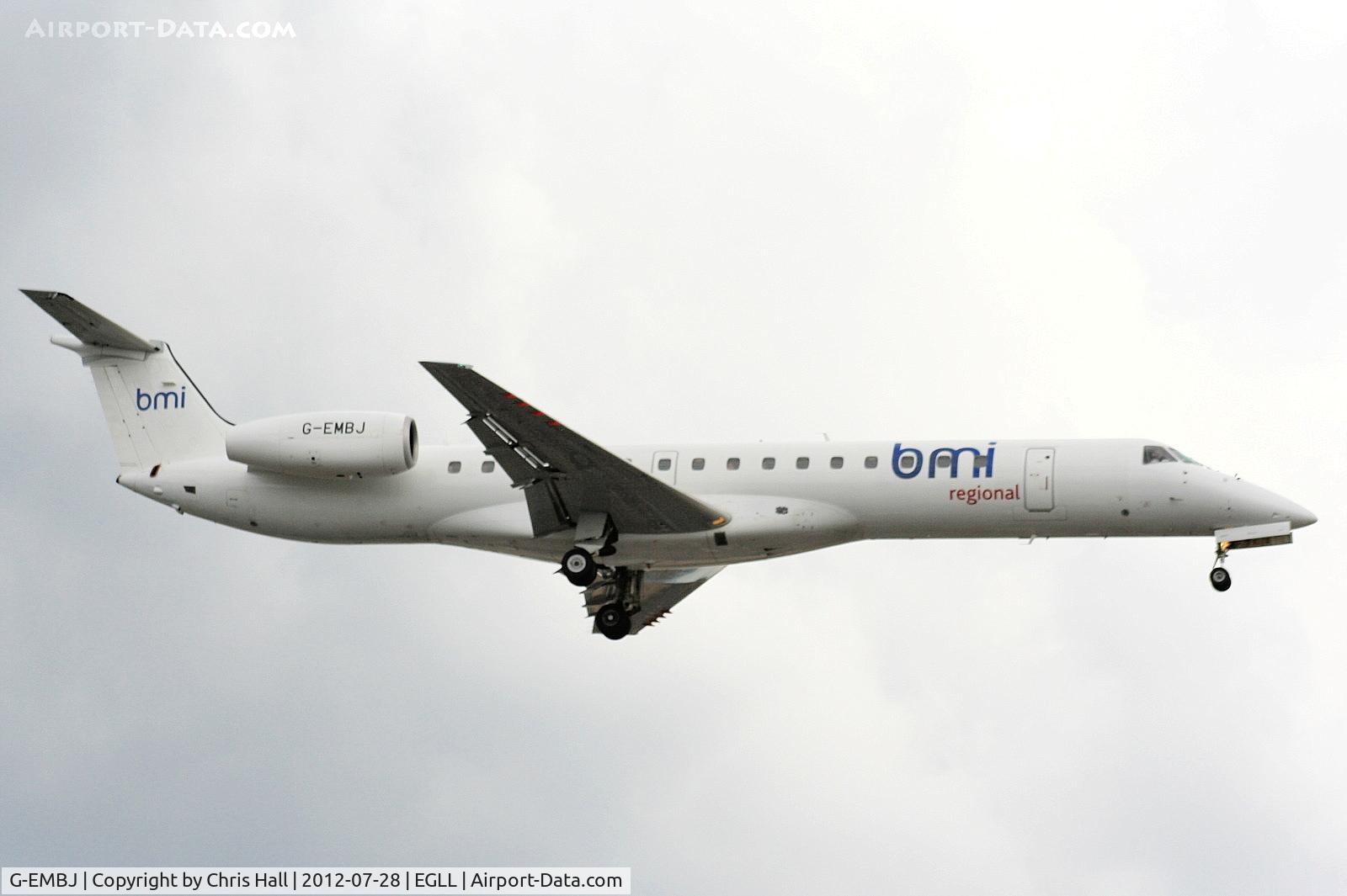 G-EMBJ, 1999 Embraer ERJ-145EU (EMB-145EU) C/N 145134, BMI Regional