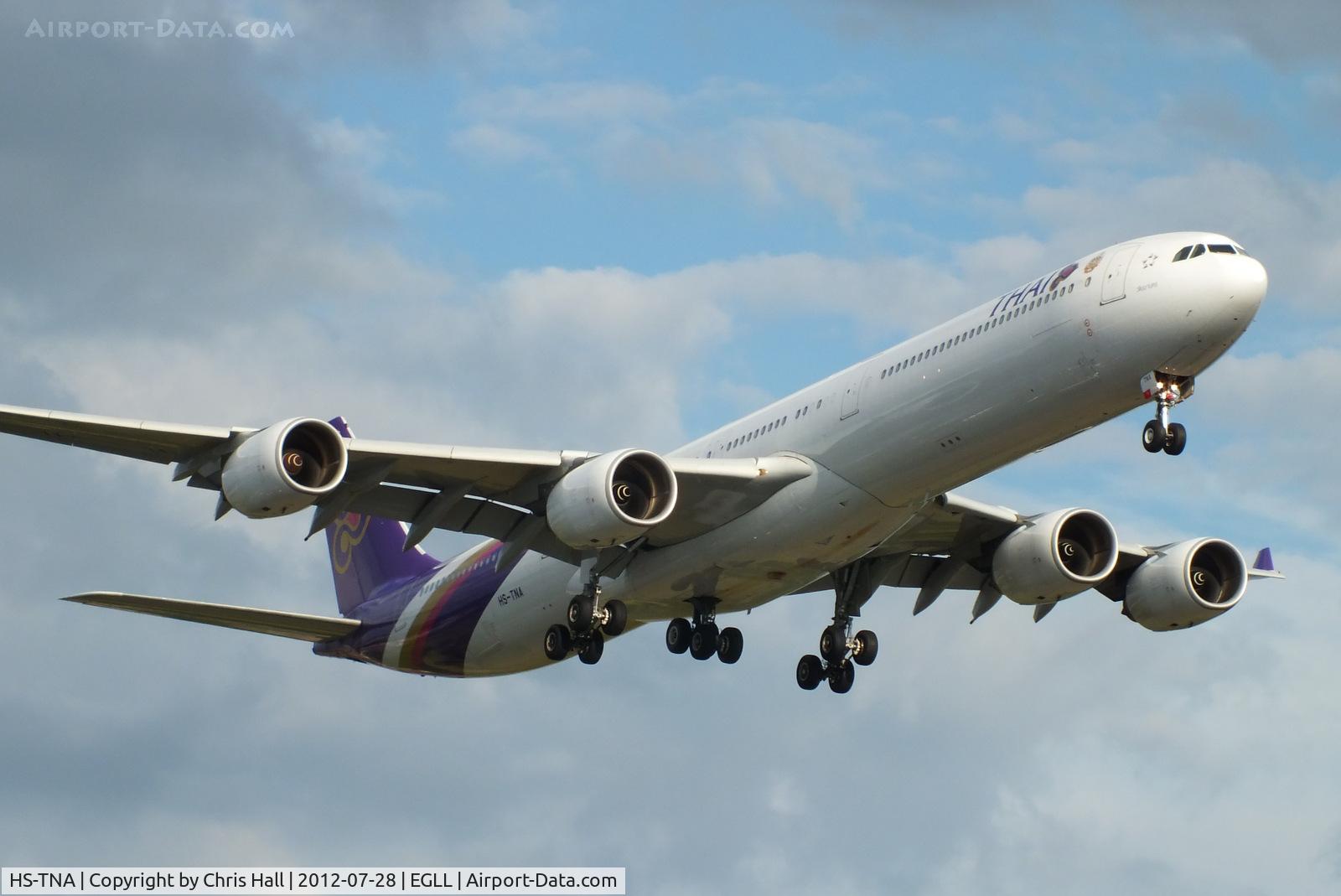HS-TNA, 2005 Airbus A340-642 C/N 677, Thai Airways International