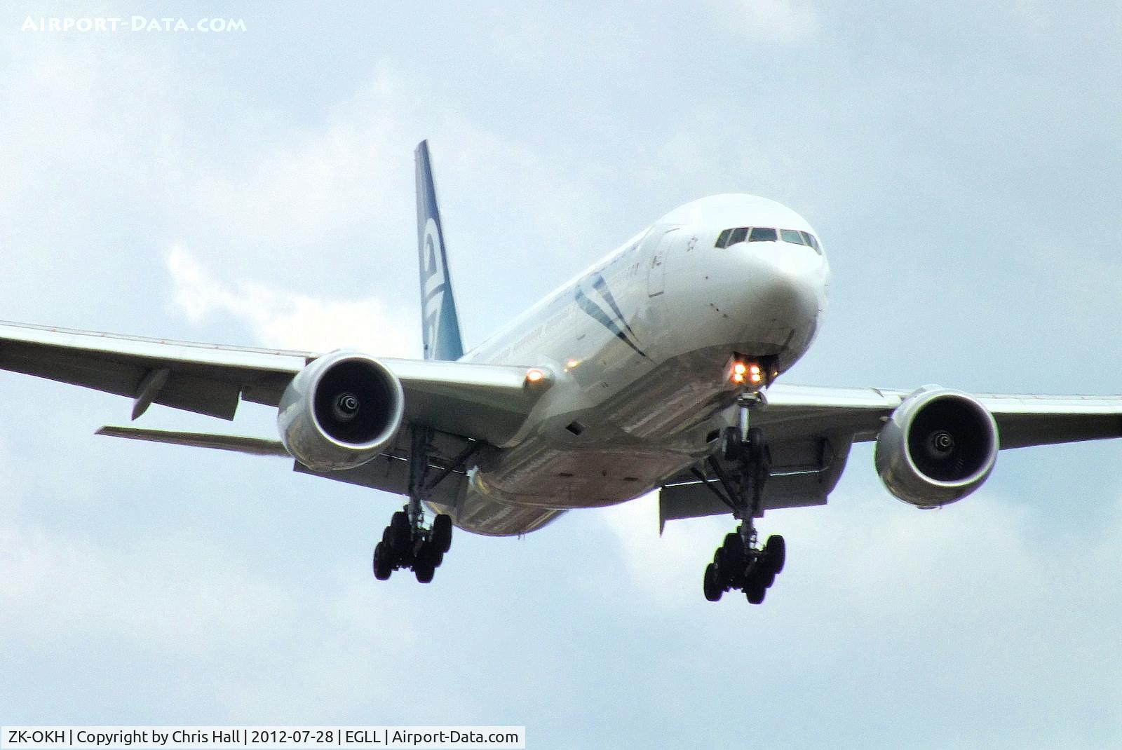 ZK-OKH, 2007 Boeing 777-219/ER C/N 34379, Air New Zealand