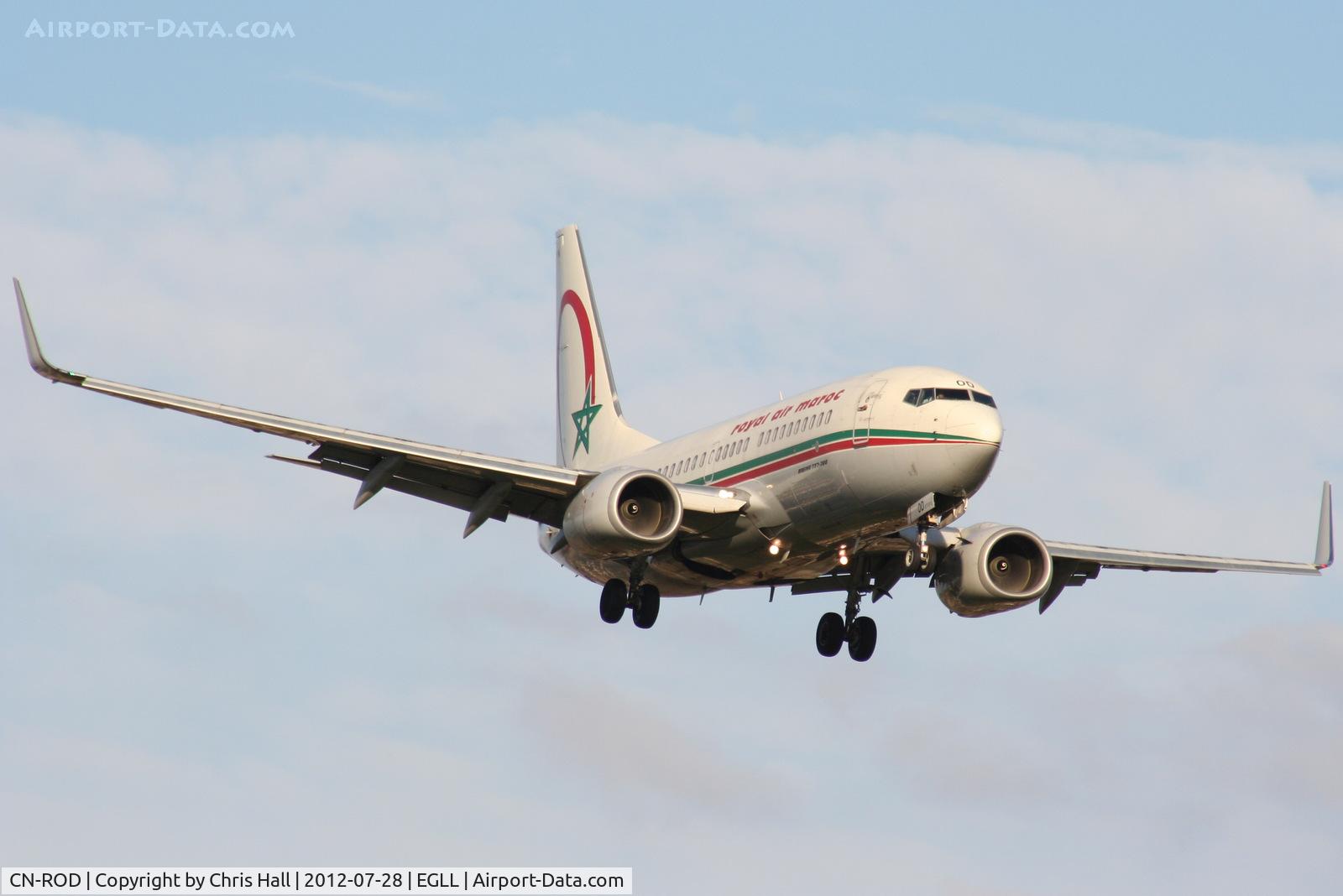CN-ROD, 2006 Boeing 737-7B6 C/N 33062, Royal Air Maroc