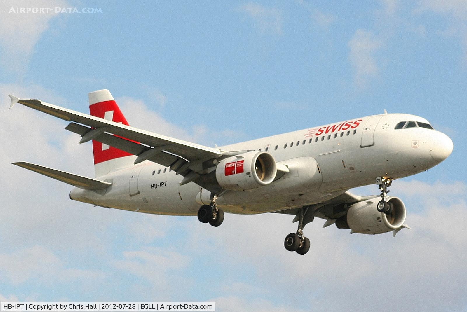 HB-IPT, 1997 Airbus A319-112 C/N 727, Swiss International Airlines