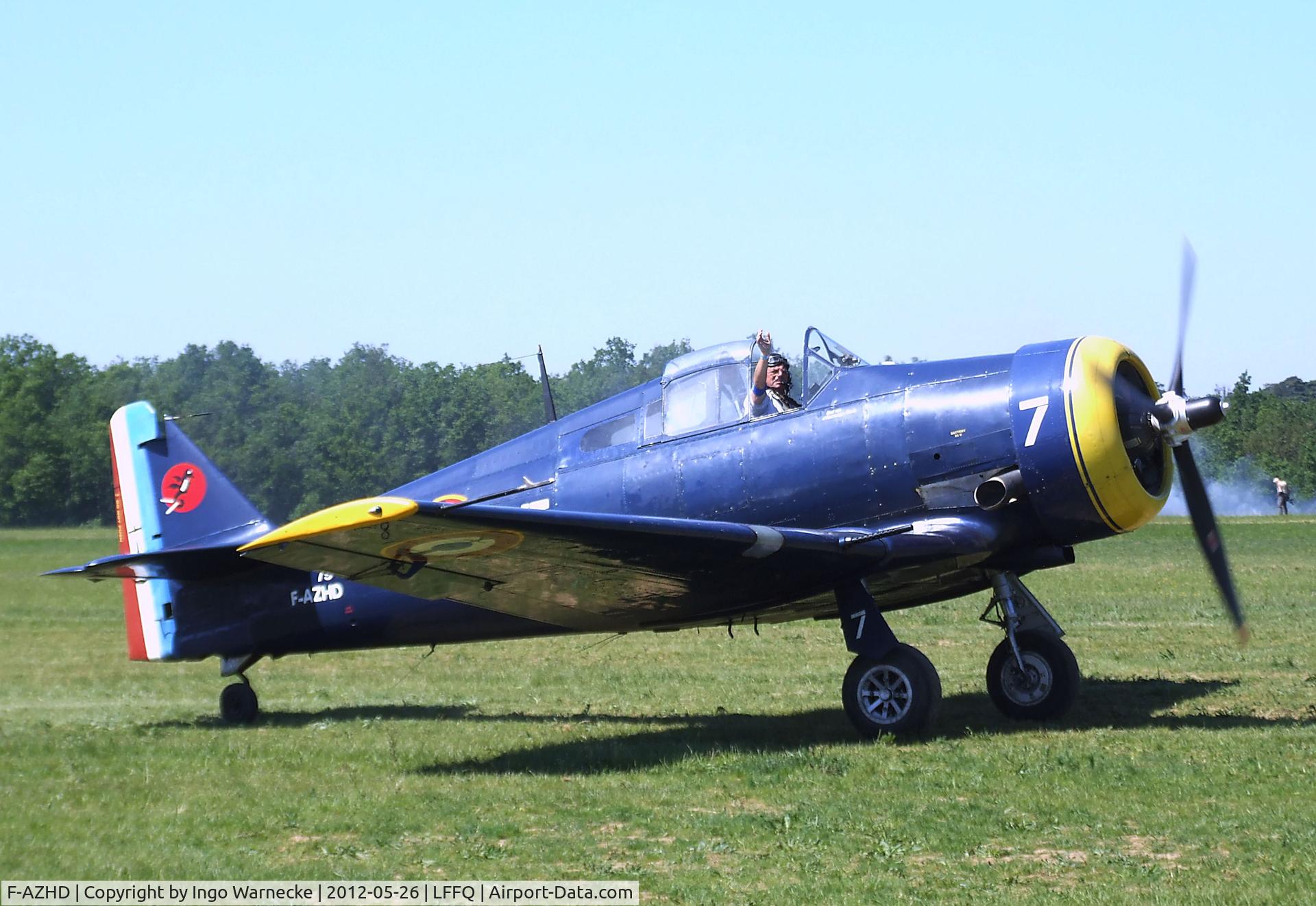 F-AZHD, North American NA-68 C/N SA-30, North American NA-68 at the Meeting Aerien 2012, La-Ferte-Alais