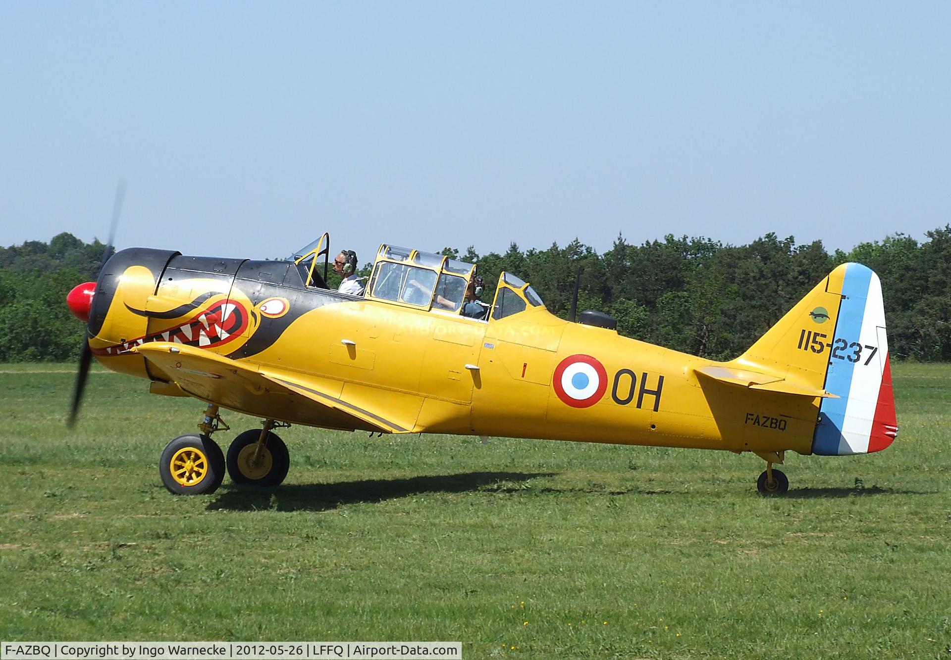 F-AZBQ, North American T-6G Texan C/N 182-535, North American T-6G Texan at the Meeting Aerien 2012, La-Ferte-Alais