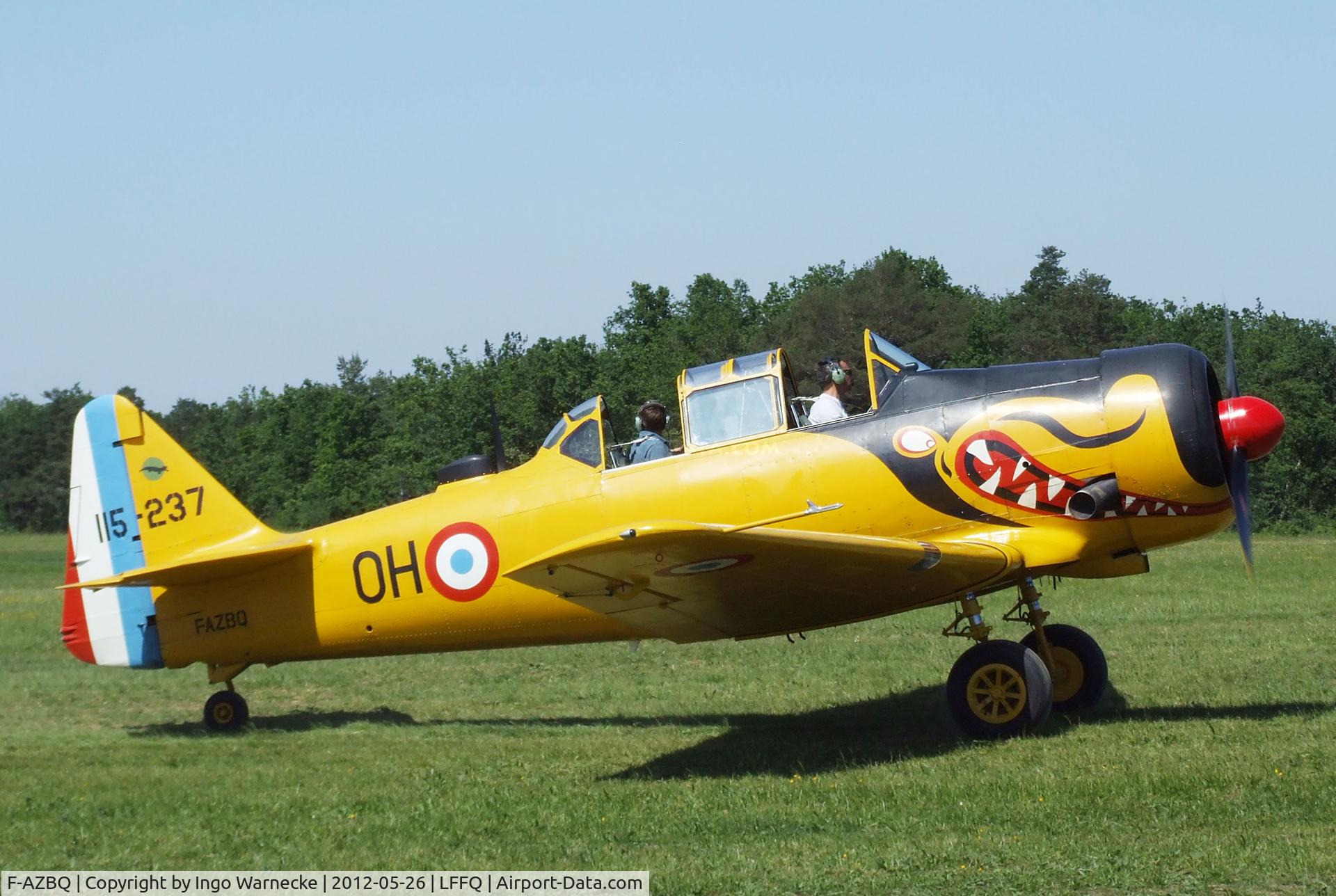 F-AZBQ, North American T-6G Texan C/N 182-535, North American T-6G Texan at the Meeting Aerien 2012, La-Ferte-Alais