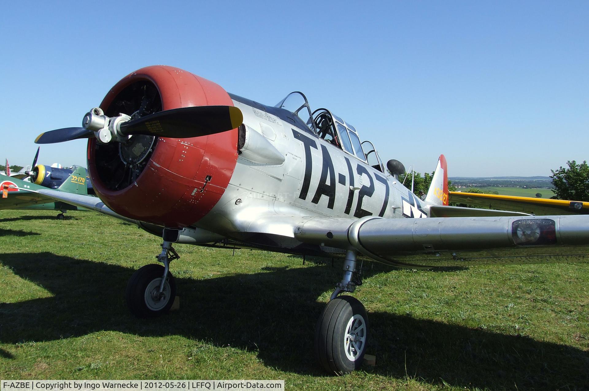 F-AZBE, North American AT-6C Harvard IIA C/N 88-12127, North American T-6C Texan at the Meeting Aerien 2012, La-Ferte-Alais