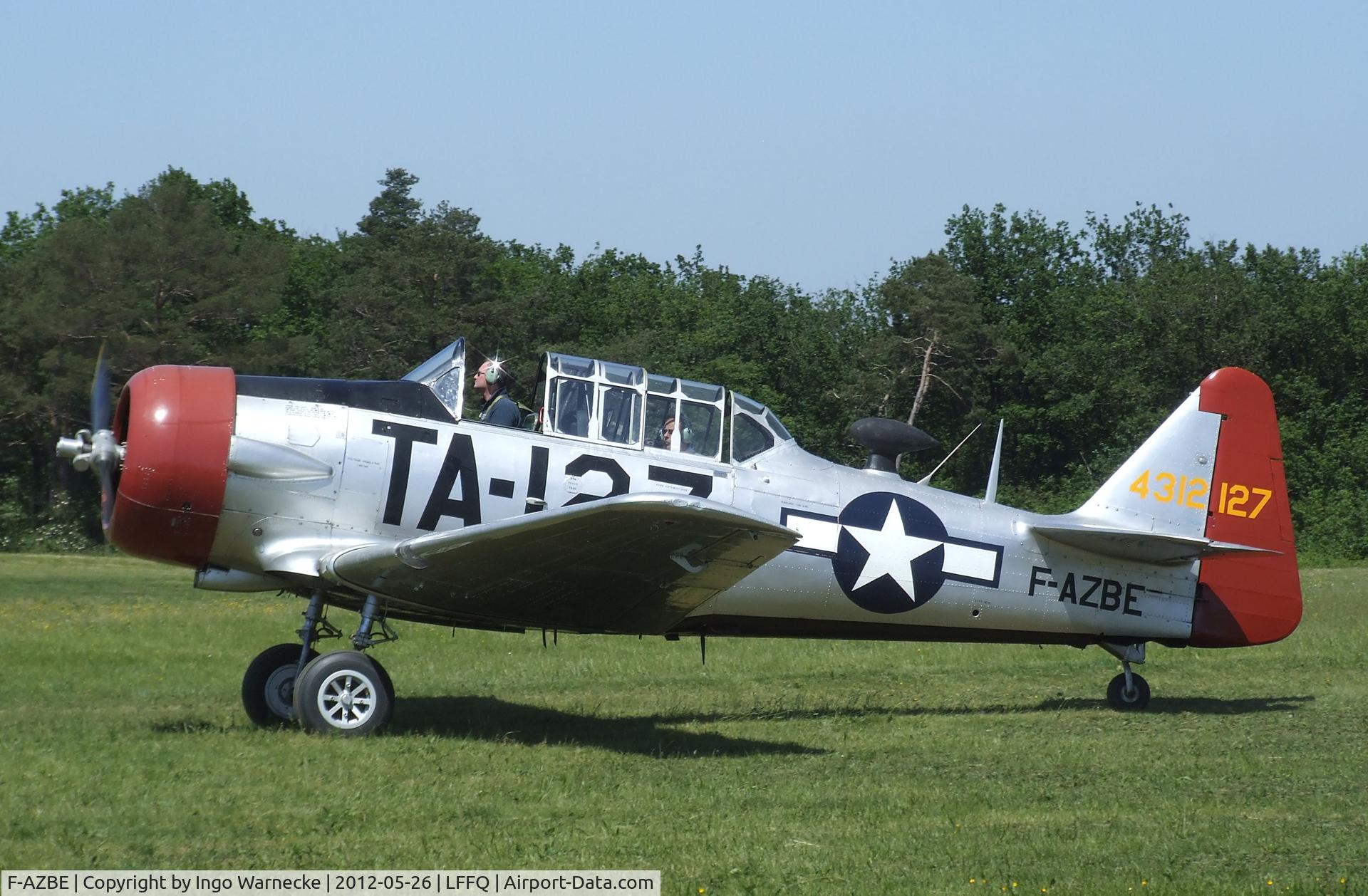 F-AZBE, North American AT-6C Harvard IIA C/N 88-12127, North American T-6C Texan at the Meeting Aerien 2012, La-Ferte-Alais