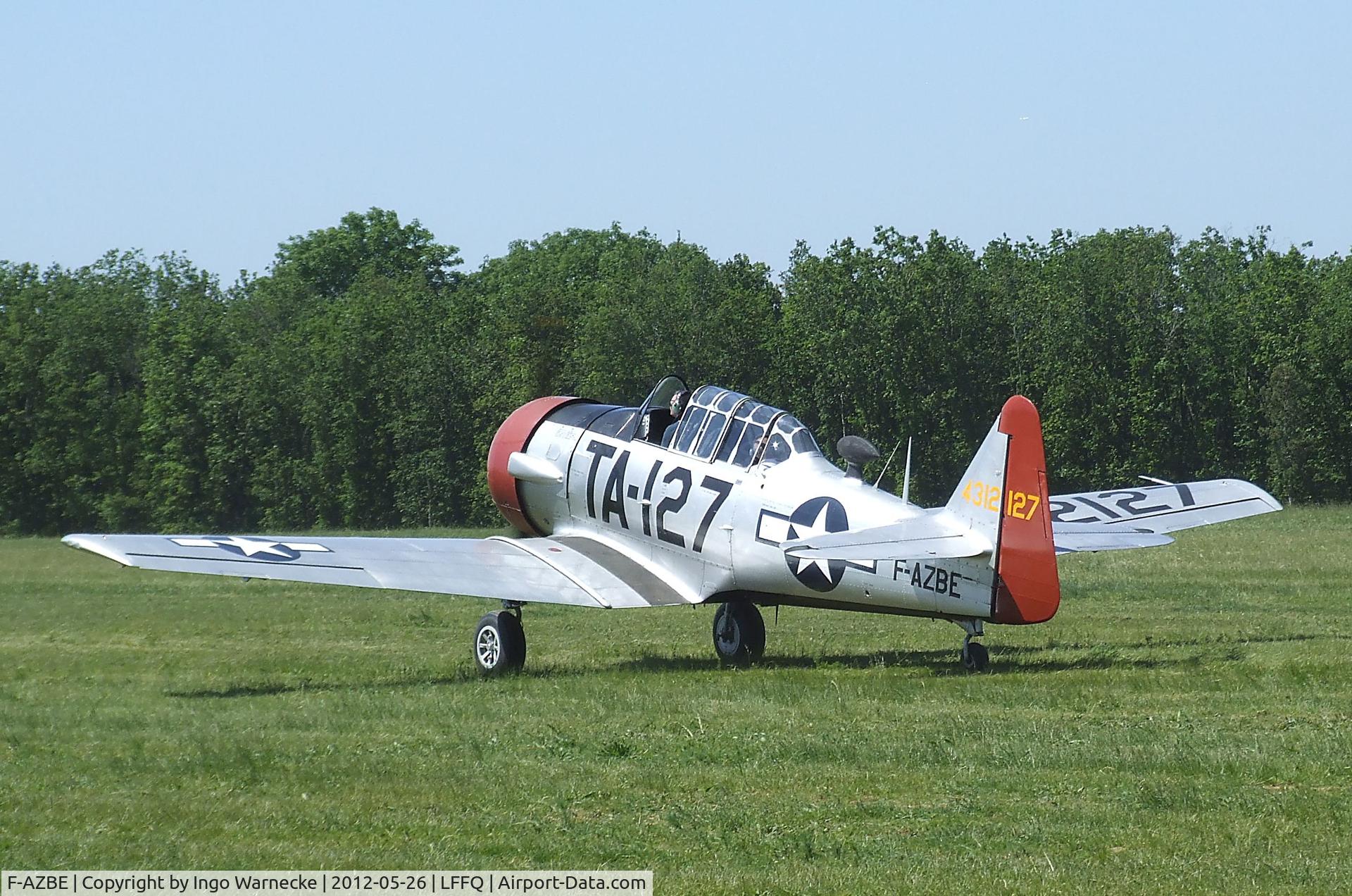 F-AZBE, North American AT-6C Harvard IIA C/N 88-12127, North American T-6C Texan at the Meeting Aerien 2012, La-Ferte-Alais