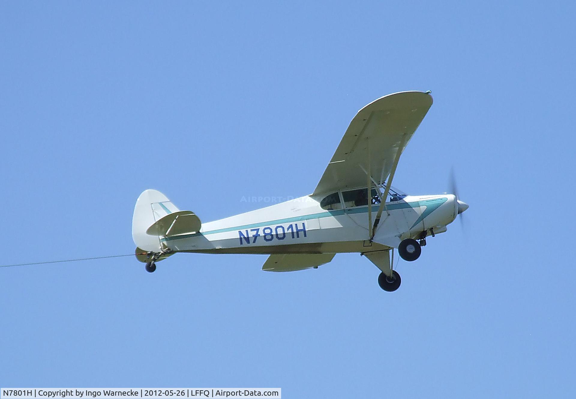 N7801H, 1946 Piper PA-12 Super Cruiser C/N 12-698, Piper PA-12 Super Cruiser at the Meeting Aerien 2012, La-Ferte-Alais