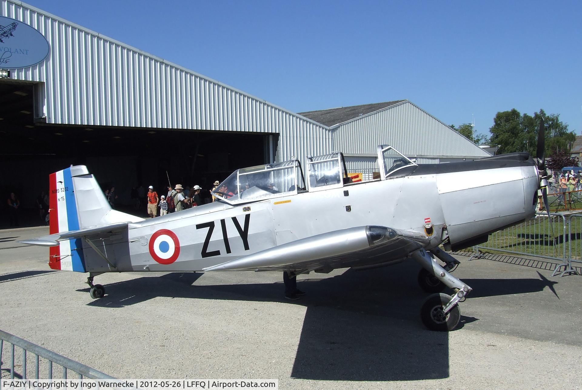 F-AZIY, Nord 3202 Master C/N 15, Nord N.3202B at the Meeting Aerien 2012, La-Ferte-Alais