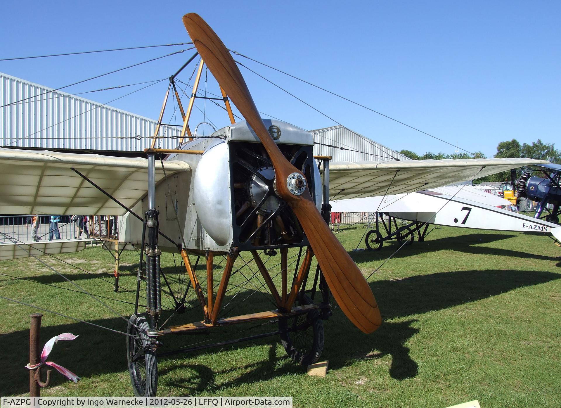 F-AZPG, Bleriot XI-2 Replica C/N SA-29, Bleriot XI-2 Replica at the Meeting Aerien 2012, La-Ferte-Alais
