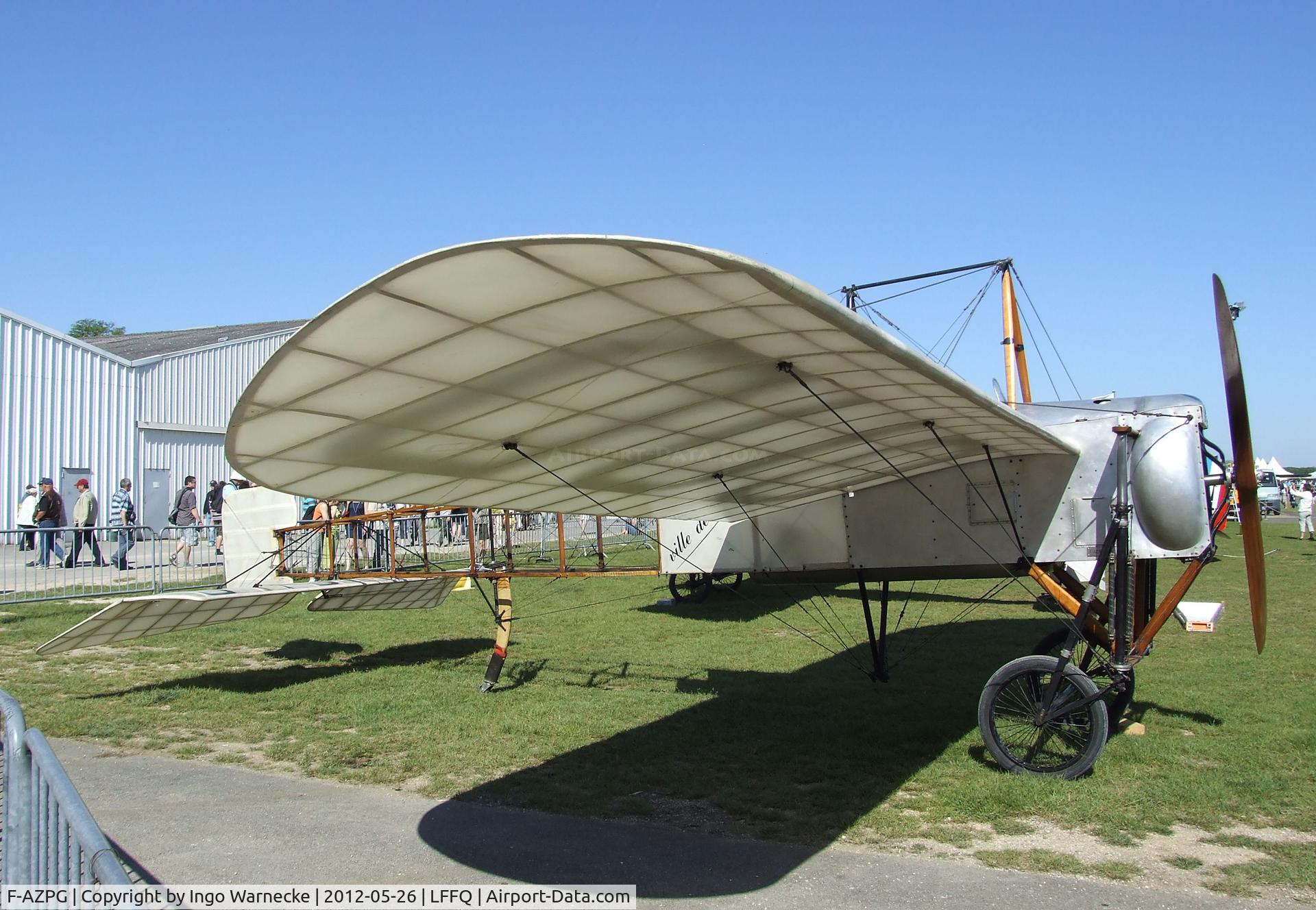 F-AZPG, Bleriot XI-2 Replica C/N SA-29, Bleriot XI-2 Replica at the Meeting Aerien 2012, La-Ferte-Alais