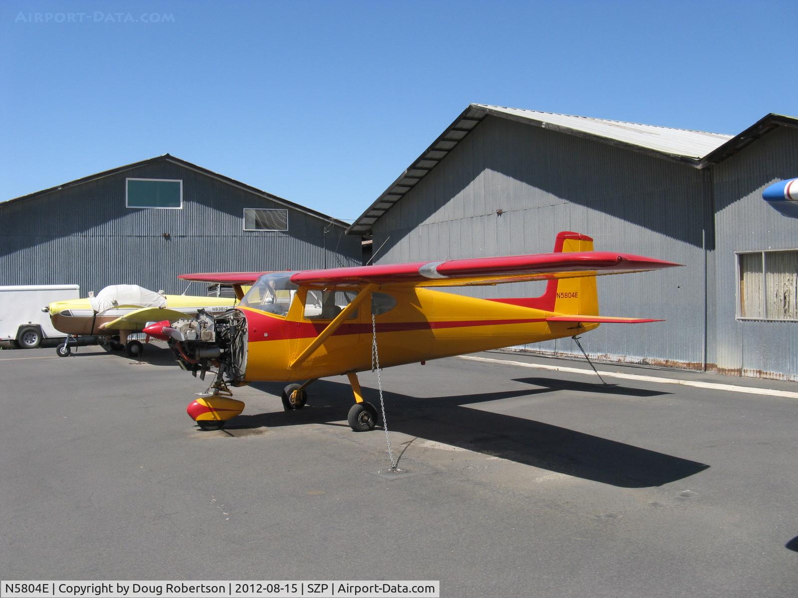 N5804E, 1959 Cessna 150 C/N 17304, 1959 Cessna 150, Continental O-200-A 100 Hp, engine cowls off