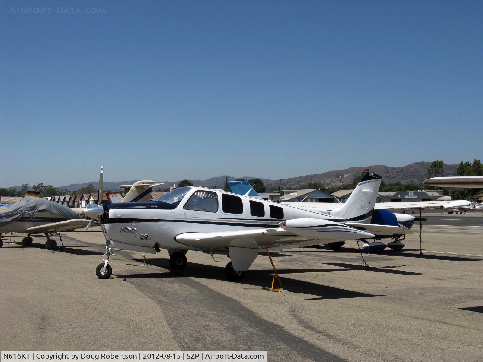 N616KT, Raytheon Aircraft Company G36 C/N E-3737, 2006 Raytheon Beech G36 BONANZA, Continental IO-550-B 300 Hp