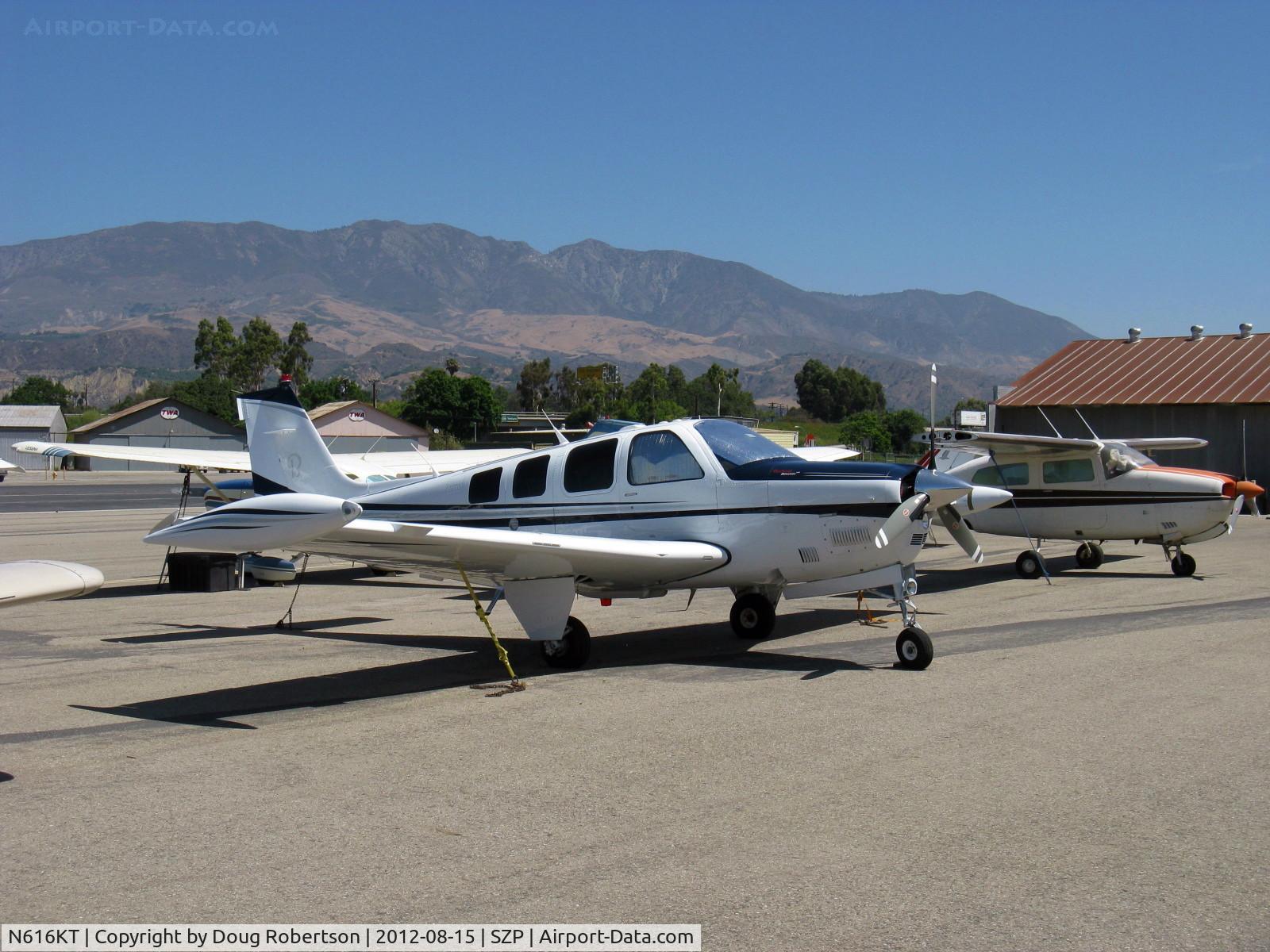 N616KT, Raytheon Aircraft Company G36 C/N E-3737, 2006 Raytheon Beech G36 BONANZA, Continental IO-550-B 300 Hp