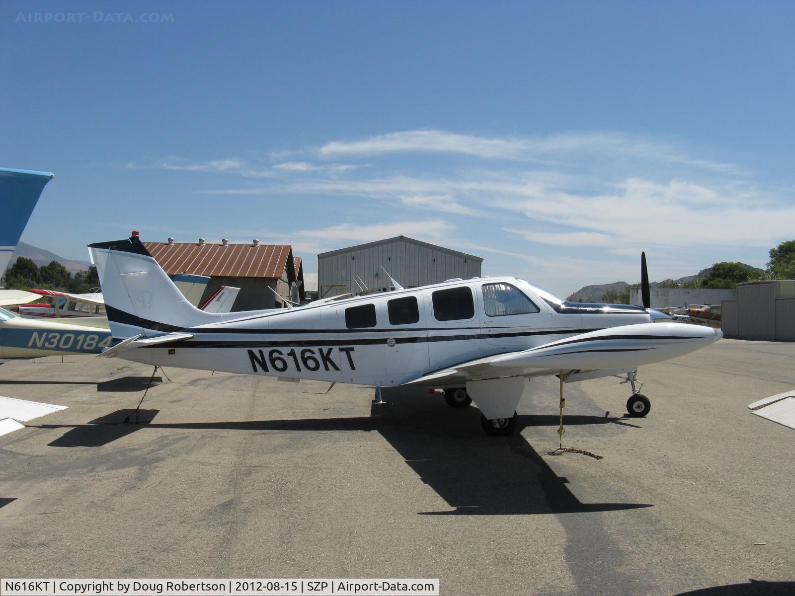 N616KT, Raytheon Aircraft Company G36 C/N E-3737, 2006 Raytheon Beech G36 BONANZA, Continental IO-550-B 300 Hp, automatic altitude-compensating engine fuel/air mixture pump, tip tanks, three-blade CS prop