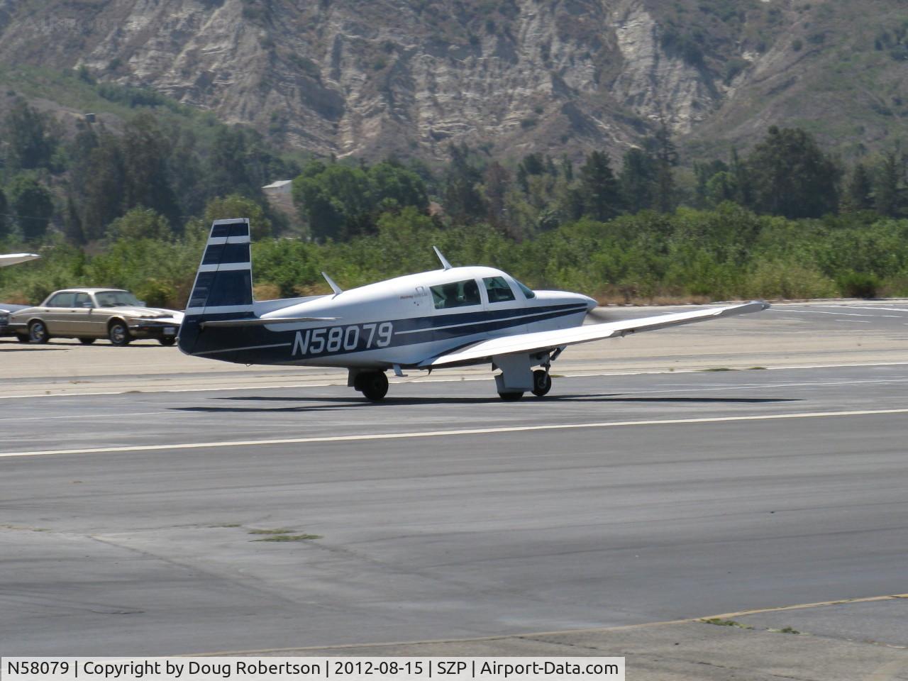 N58079, Mooney M20J 201 C/N 24-1638, 1987 Mooney M20J 201LM (Lean Machine), Lycoming IO-360-A3B6D 200 Hp, takeoff roll Rwy 22